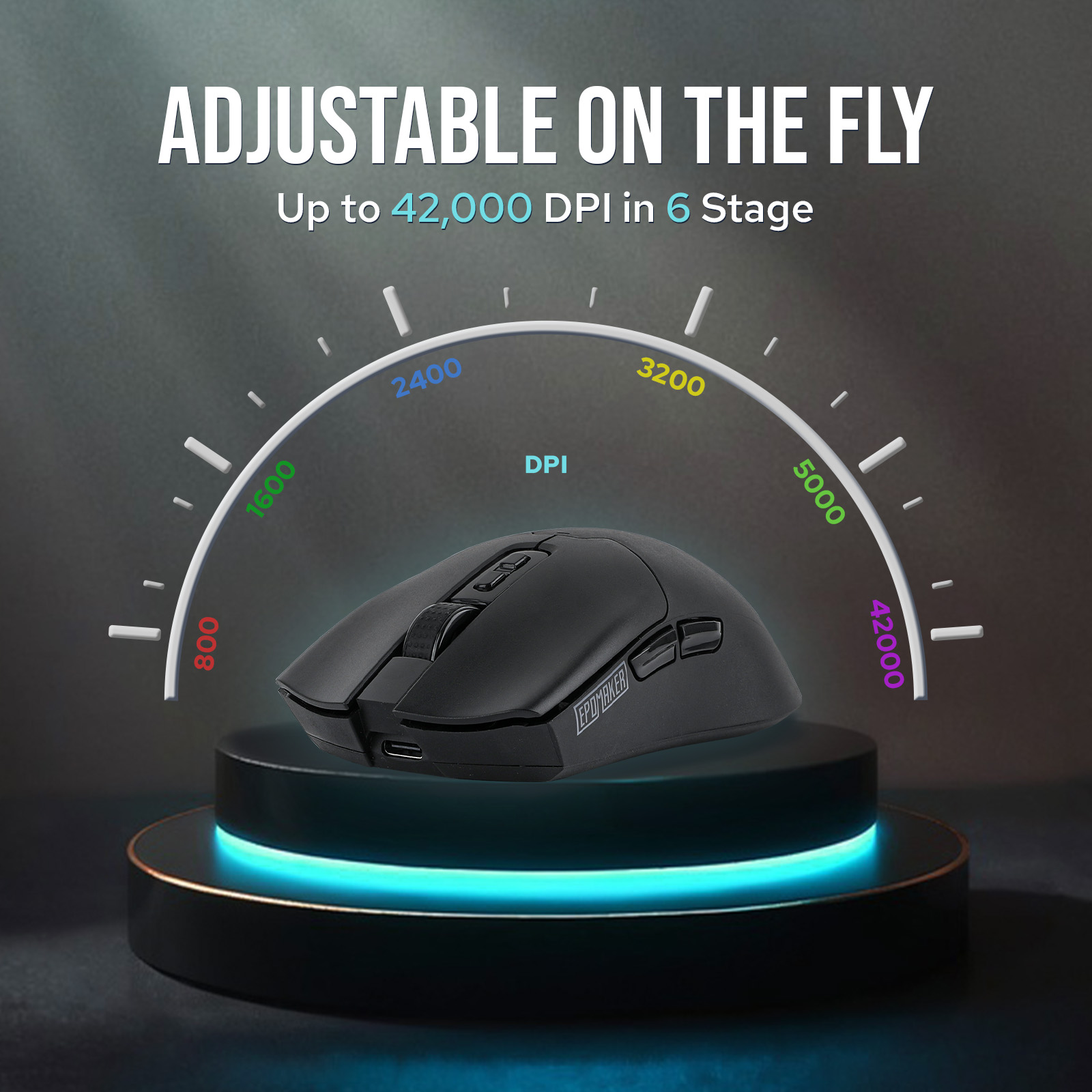EPOMAKER Click Gaming Mouse Wireless