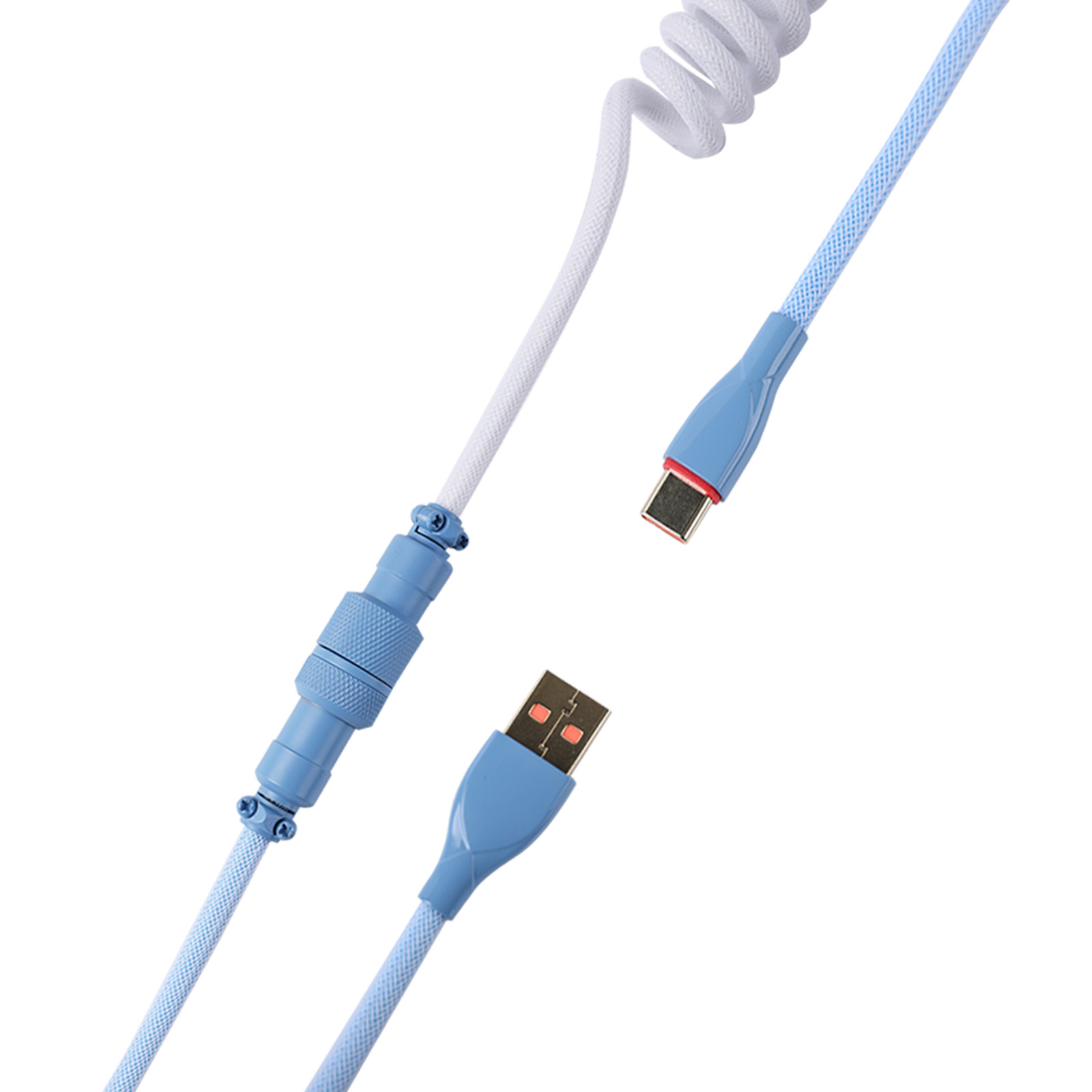 כבל מפותל EPOMAKER Mix SE 1.5 מטר עם שרוול כפול