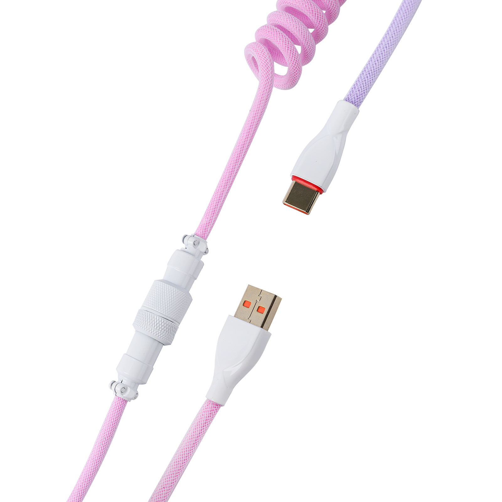 כבל מפותל EPOMAKER Mix SE 1.5 מטר עם שרוול כפול