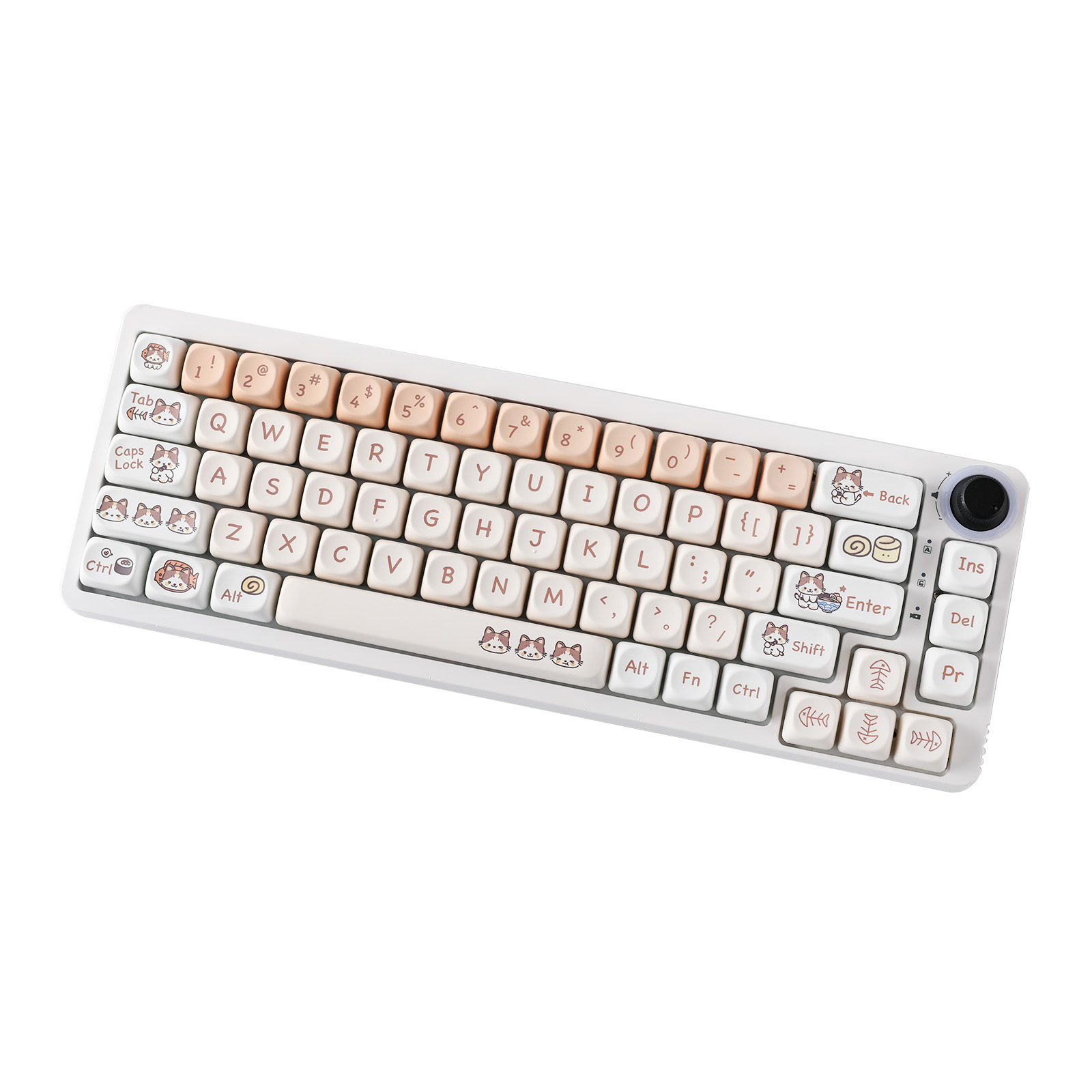 EPOMAKER Meow Sushi 143-Key Dye-Sublimation PBT MOA
