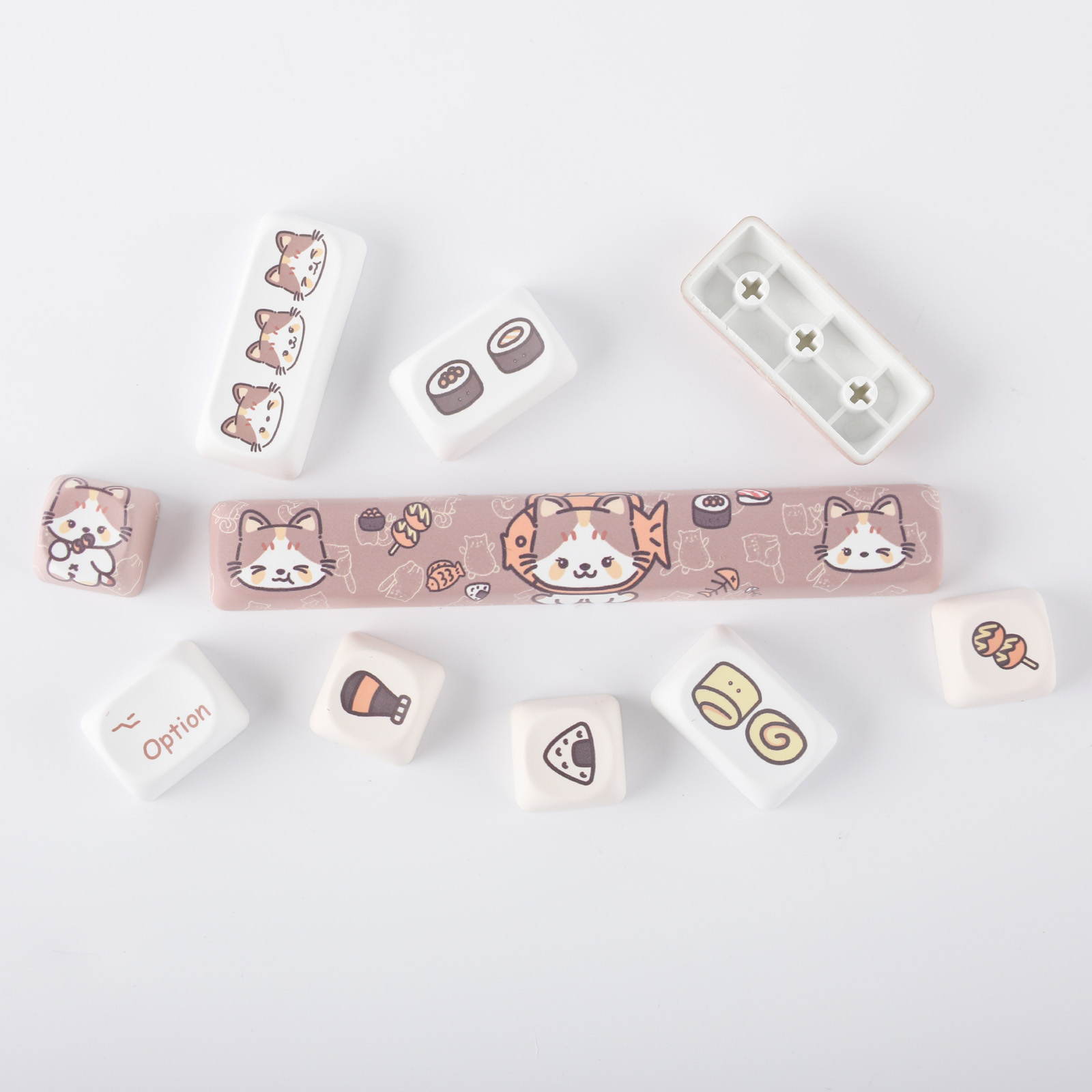 EPOMAKER Meow Sushi 143-Key Dye-Sublimation PBT MOA