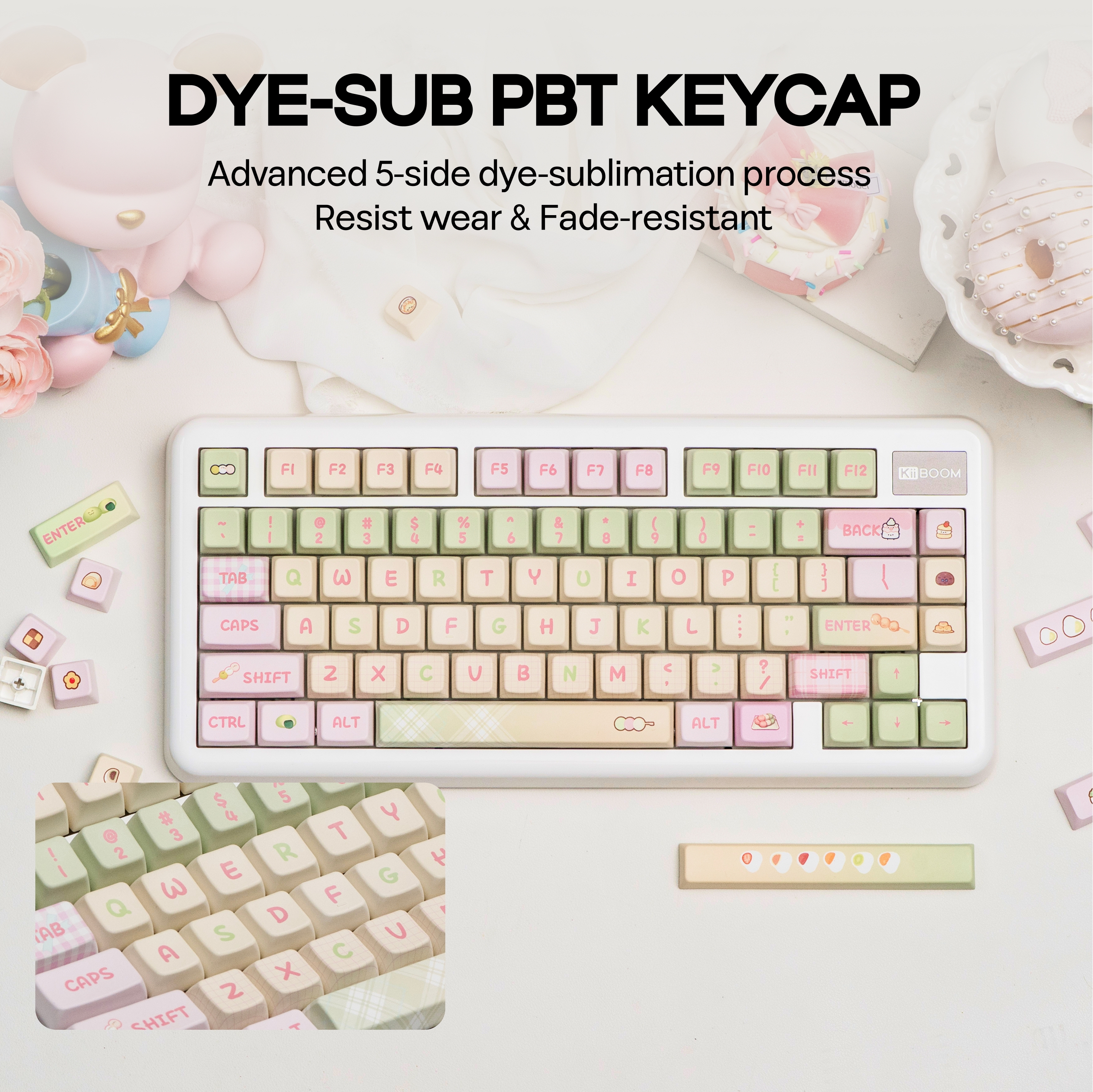 KiiBOOM x Ydmochi Sweet Dango Dream Tastenkappen-Set