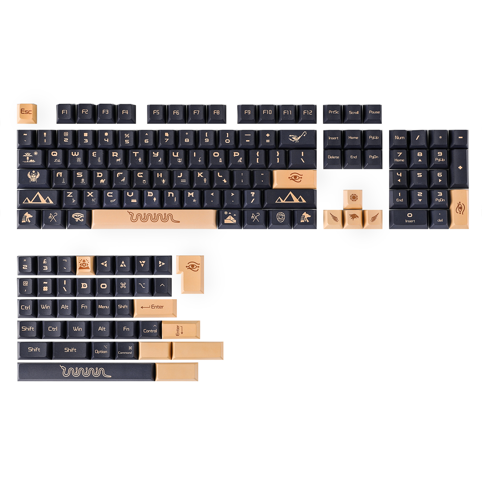 DUKHARO Temple Keycaps Full