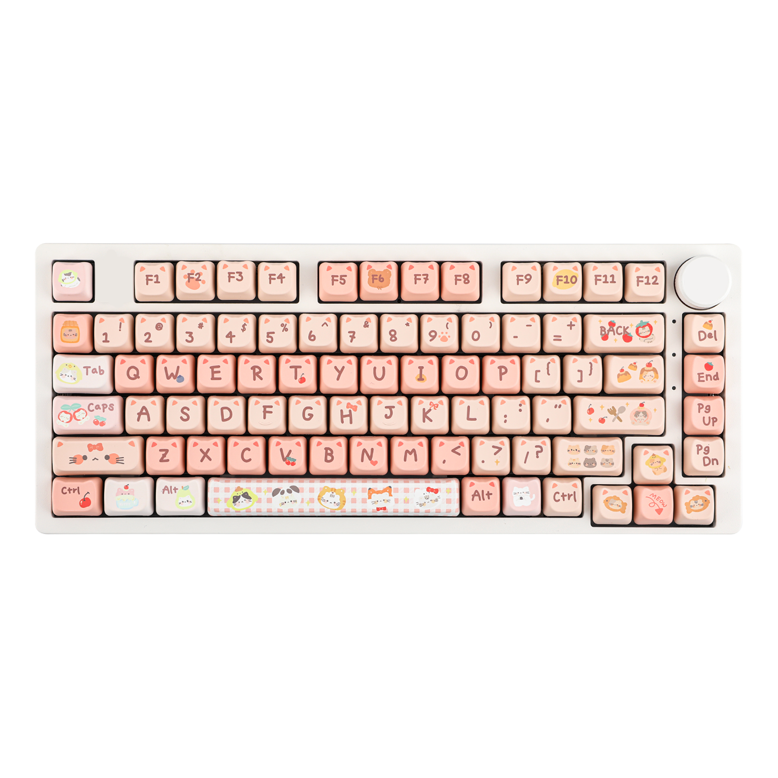KiiBOOM Sweet Paw Keycap Set 140 MAO Profile 5-Side