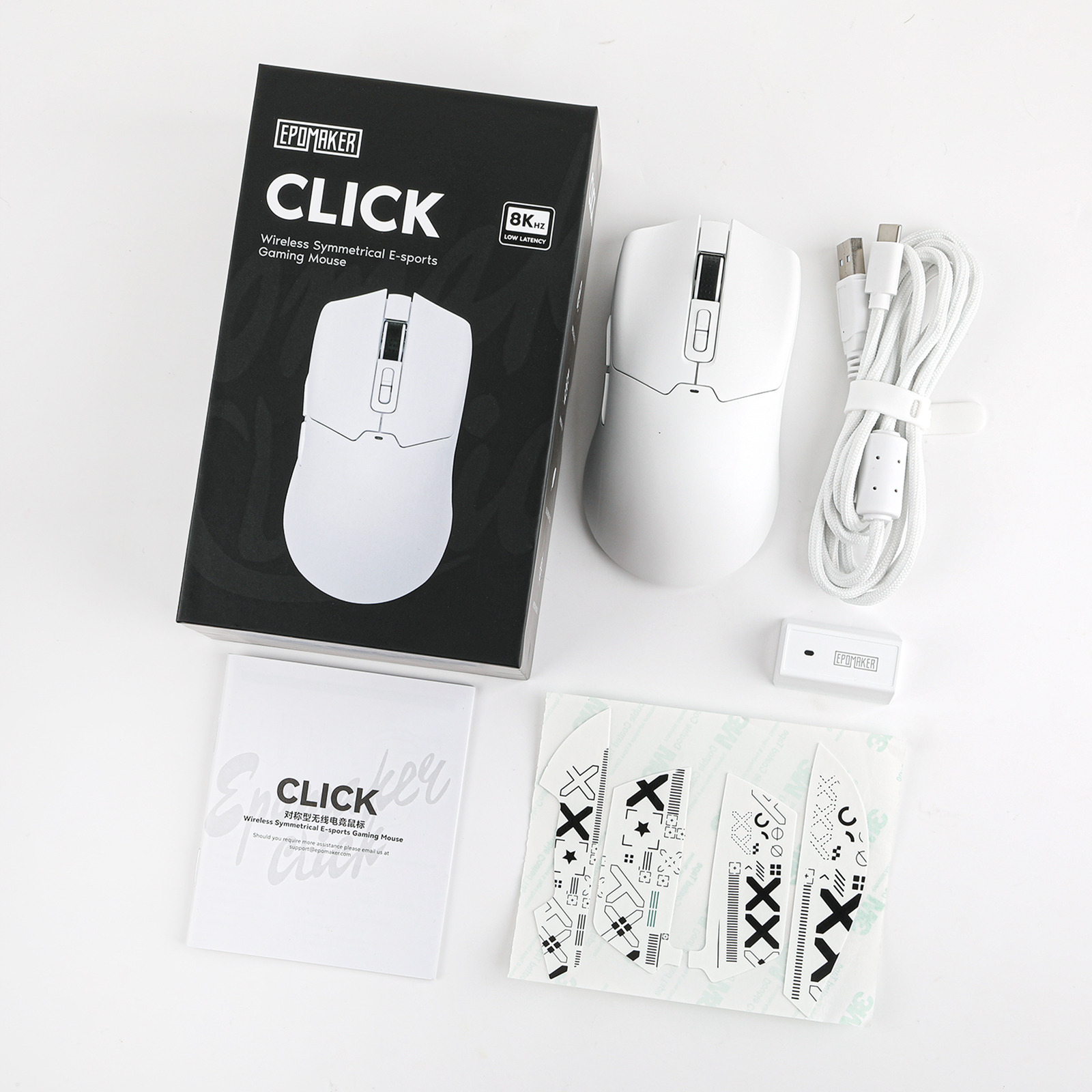 EPOMAKER Click Przewodowy/BT/2,4 GHz Bezprzewodowy