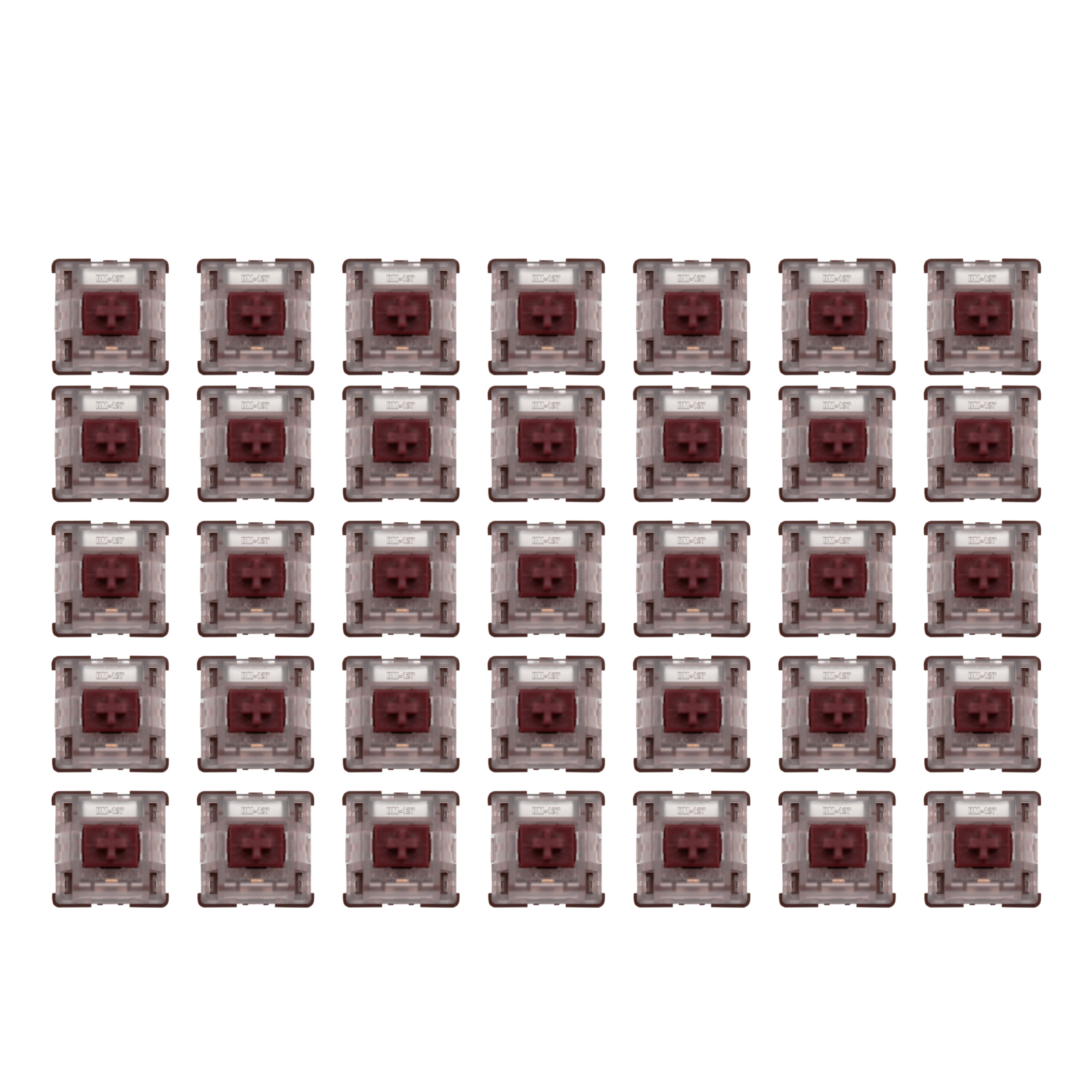 35 Pieces EPOMAKER Chocolate Optical Switch
