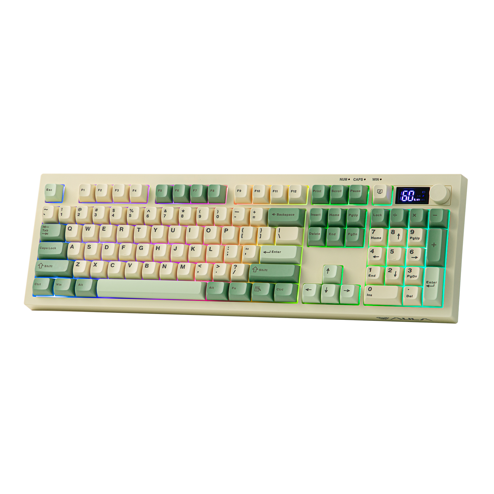 AULA S102 PRO Formato standard ANSI US Layout Tri-mode