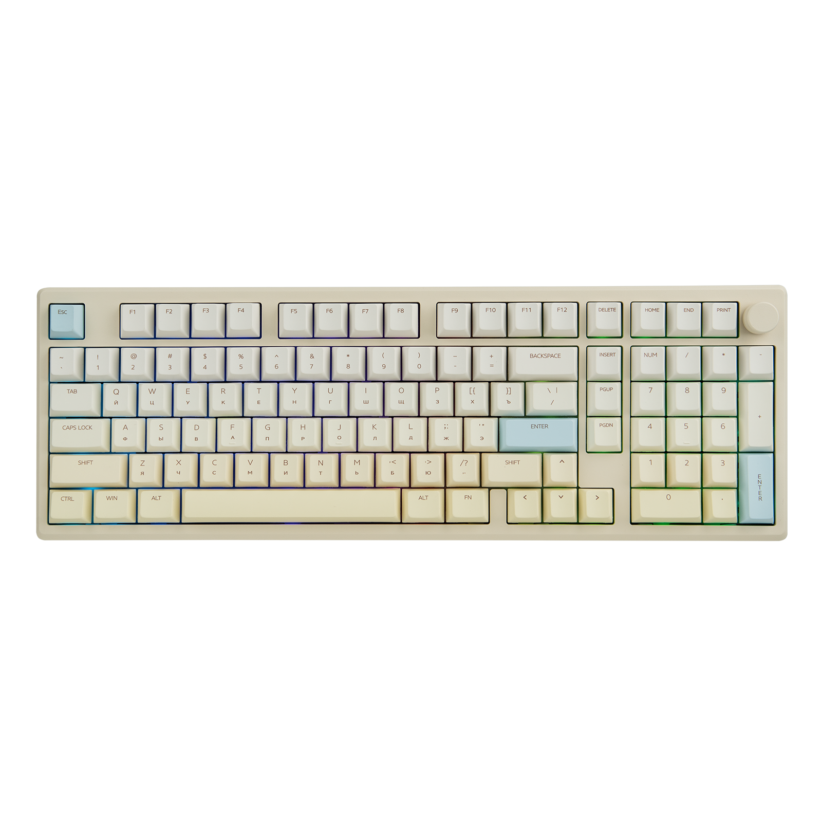 RU Layout EPOMAKER Galaxy100 Lite Russian Version 96