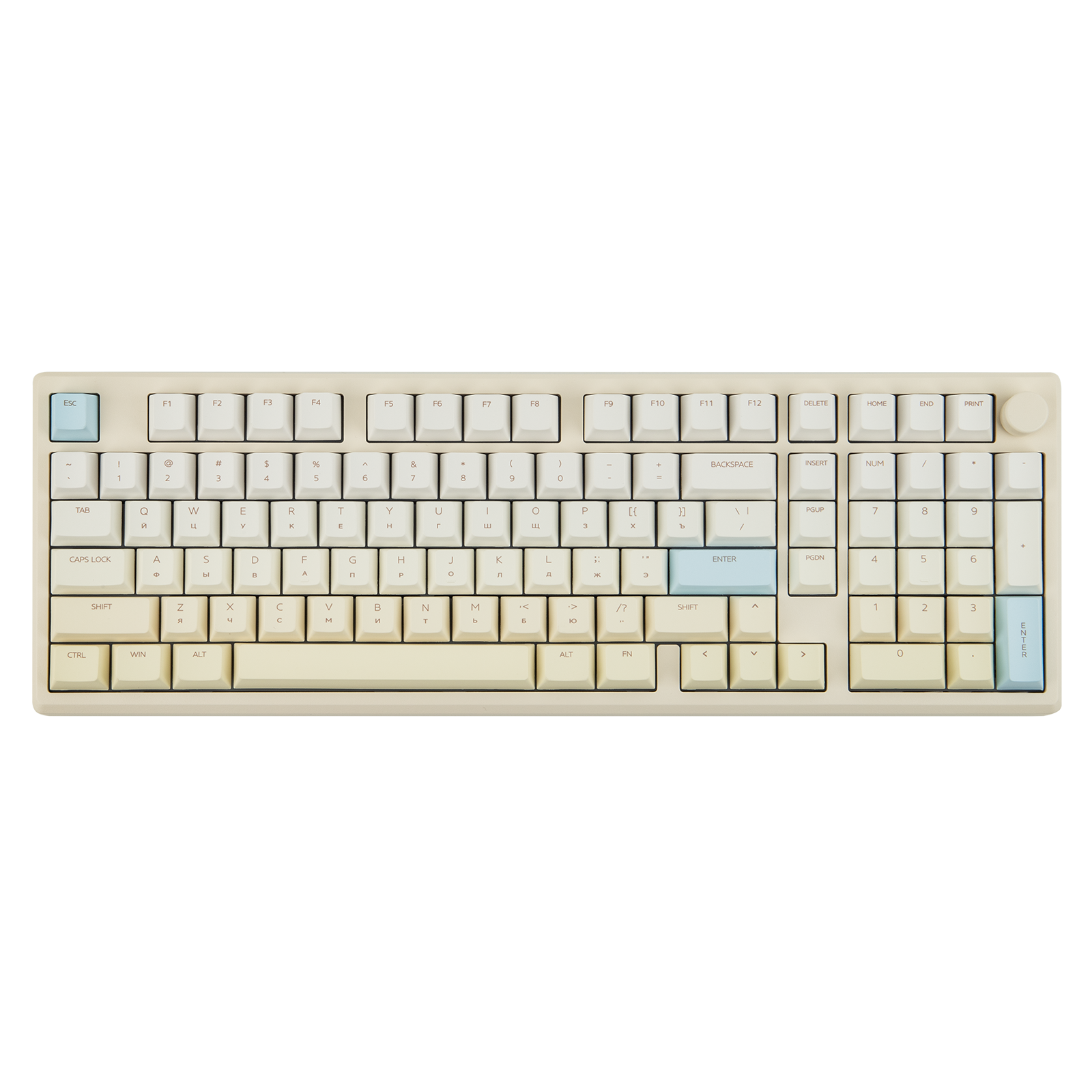 RU Layout EPOMAKER Galaxy100 Lite Russian Version 96
