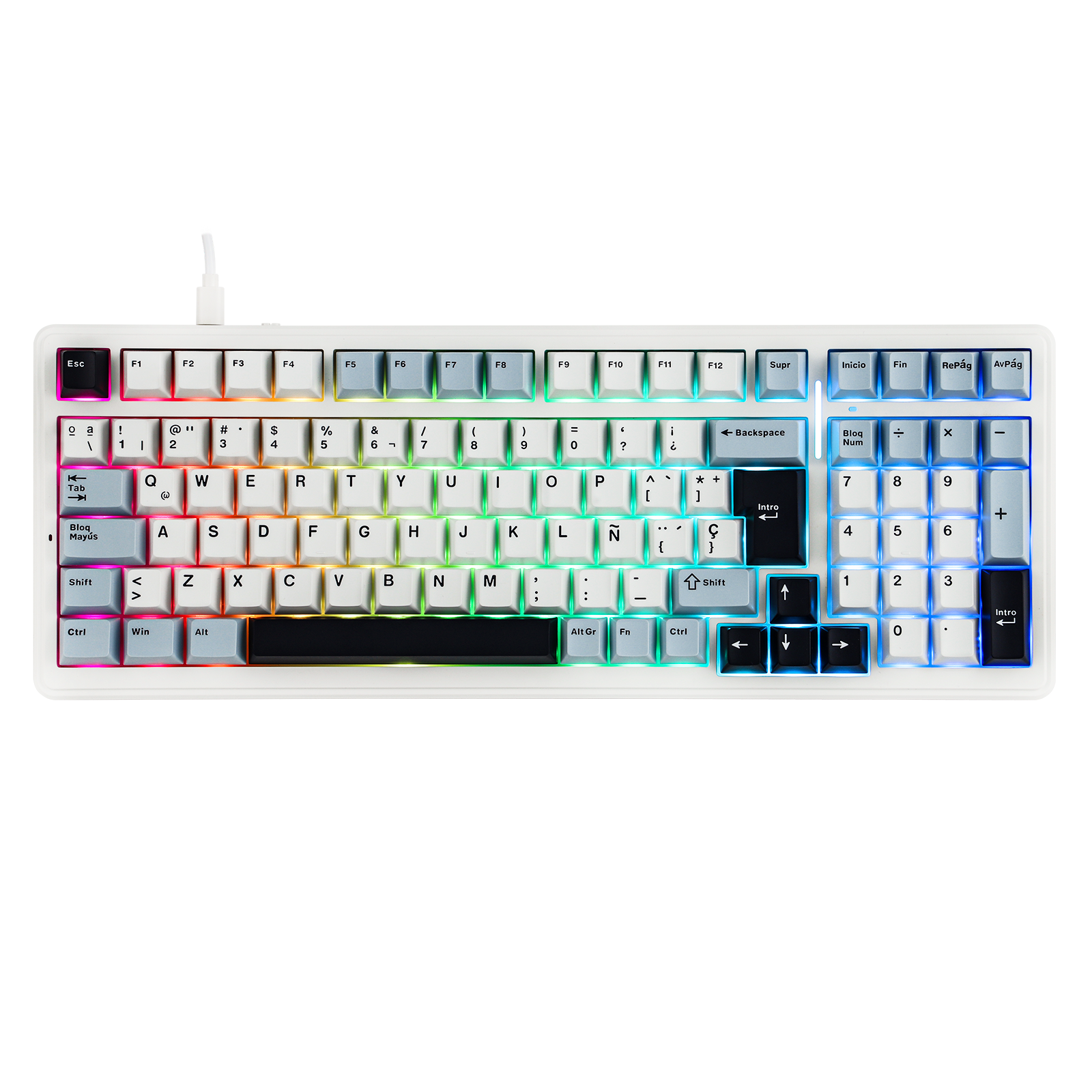 AULA F99 ISO-ES 96% QWERTY Layout Hot-Swap Spanish