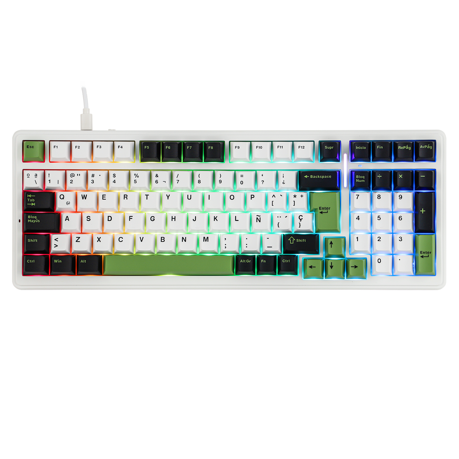 AULA F99 ISO-ES 96% QWERTY Layout Hot-Swap Spanish