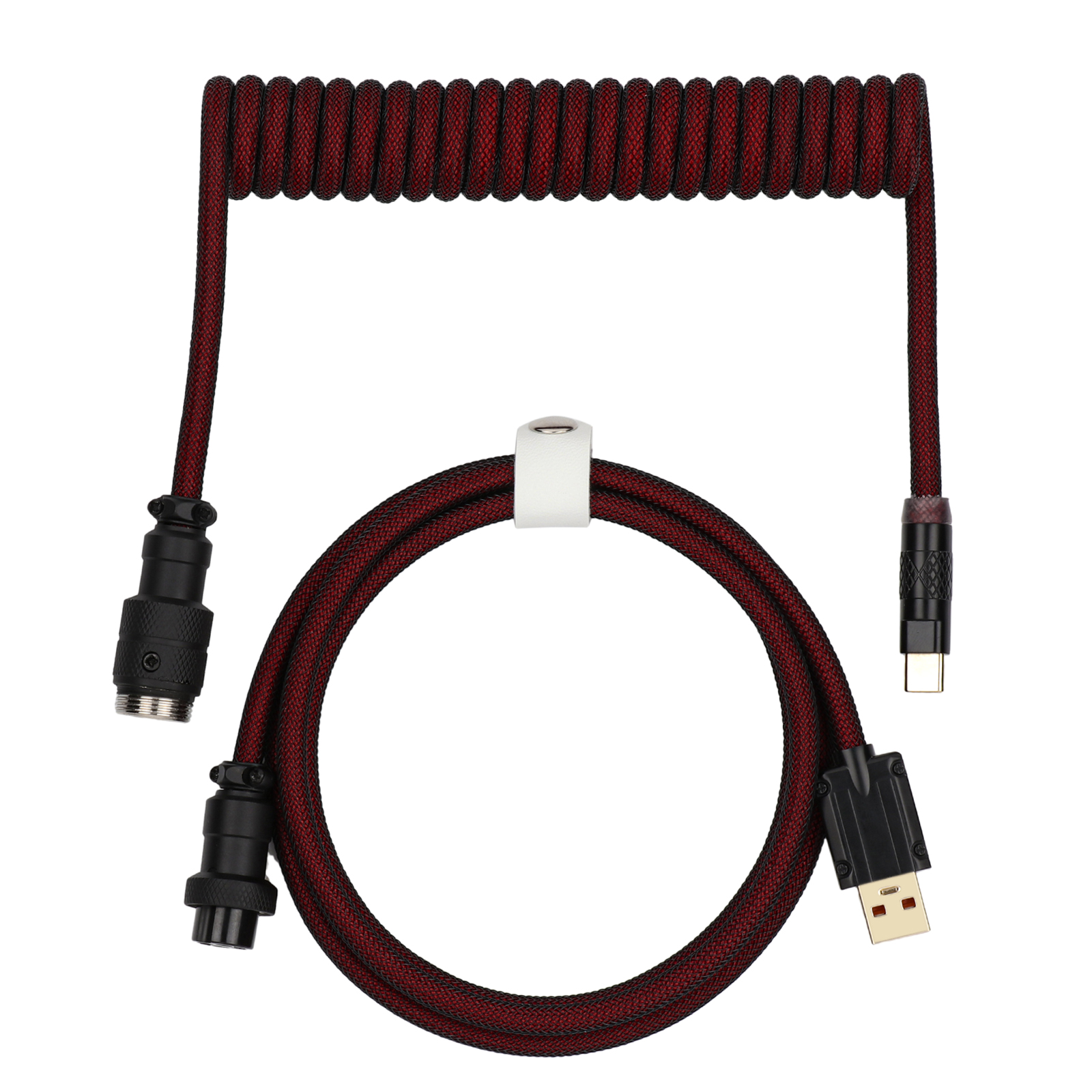 EPOMAKER Mix Pro Coiled Cable 1.5m Double Sleeved