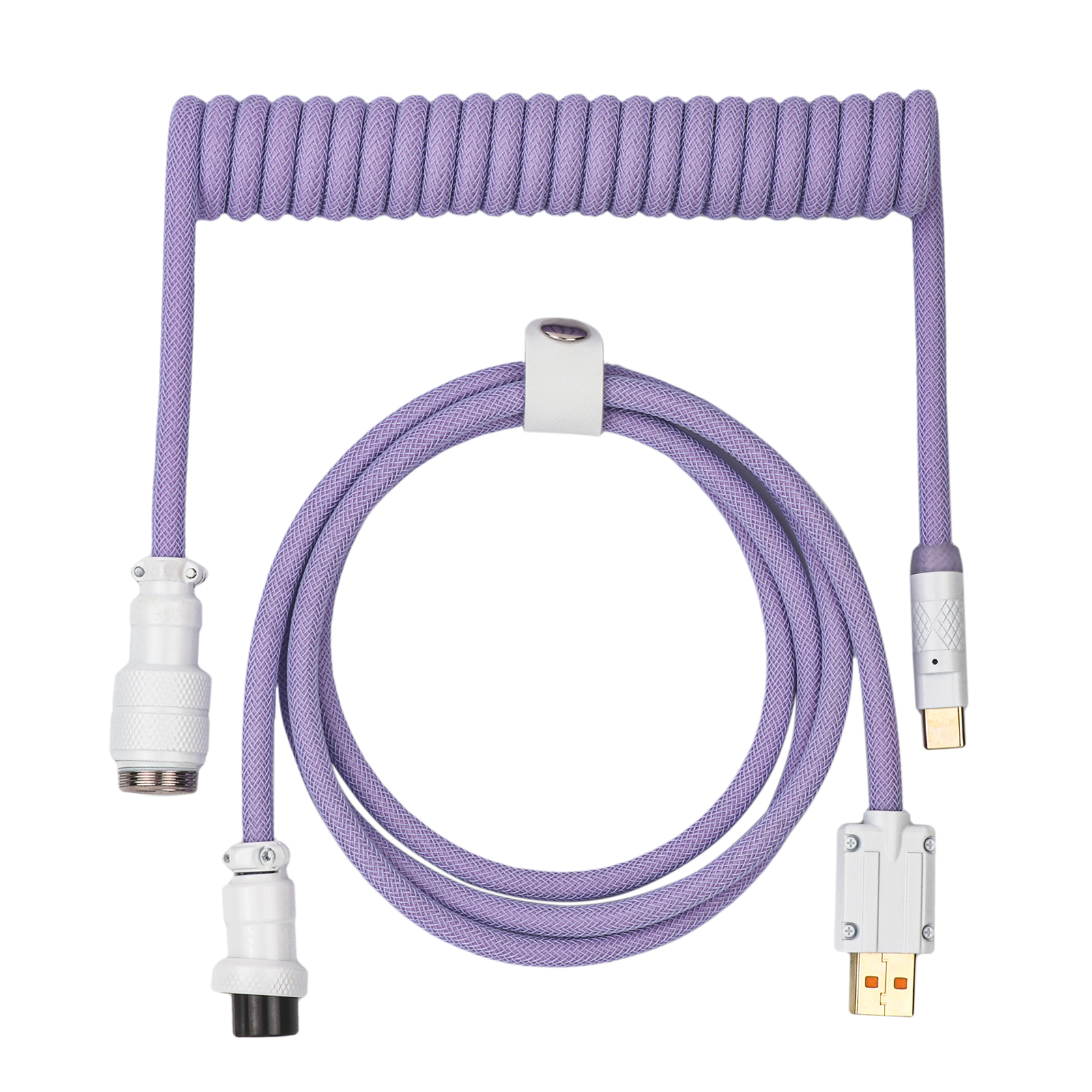 EPOMAKER Mix Pro Coiled Cable 1.5m Double Sleeved