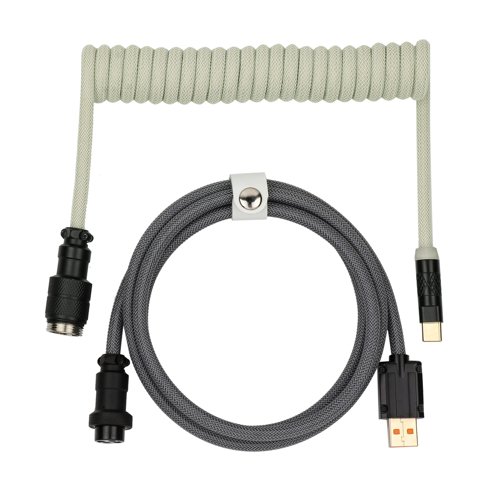 EPOMAKER Mix Pro Coiled Cable 1.5m Double Sleeved