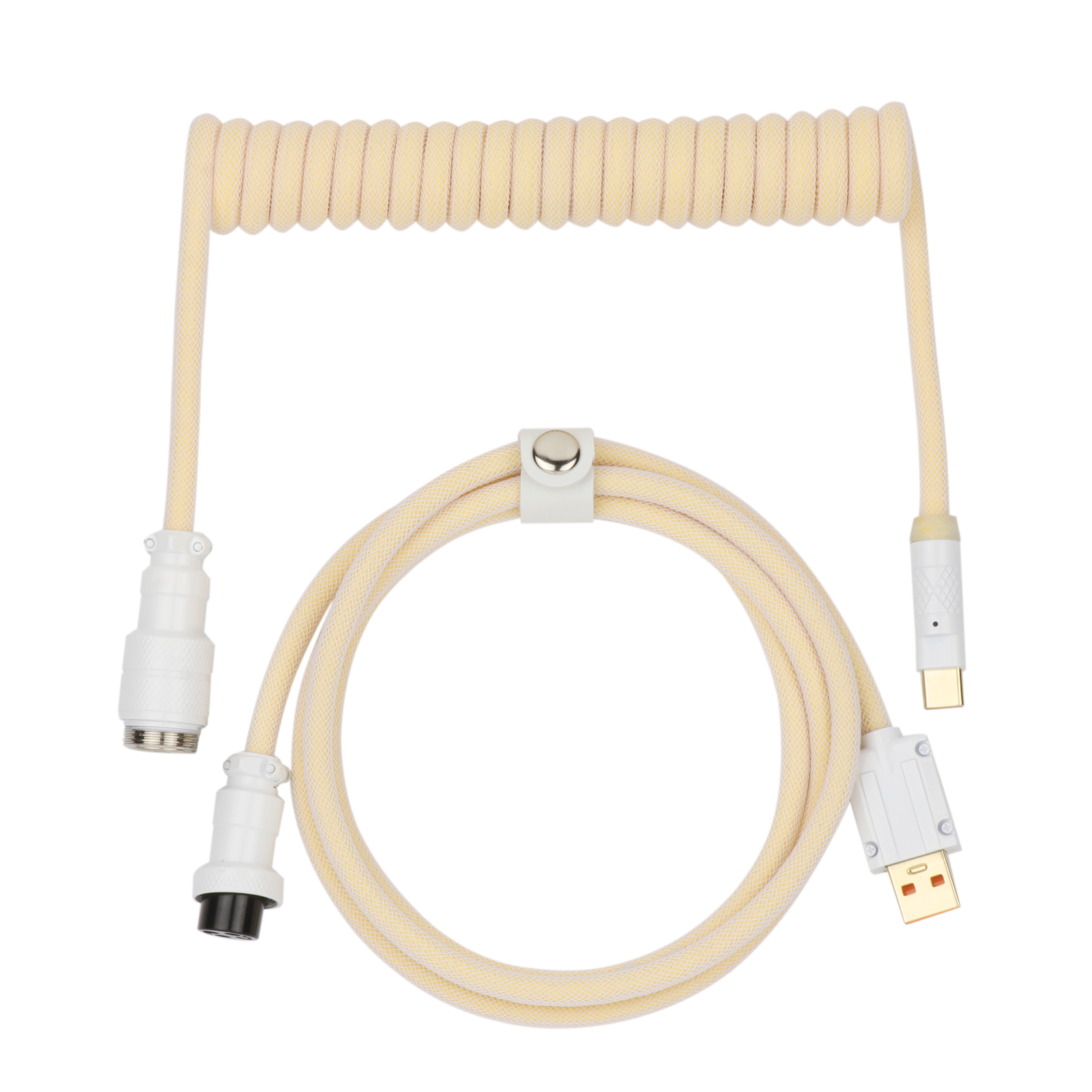 EPOMAKER Mix Pro Coiled Cable 1.5m Double Sleeved