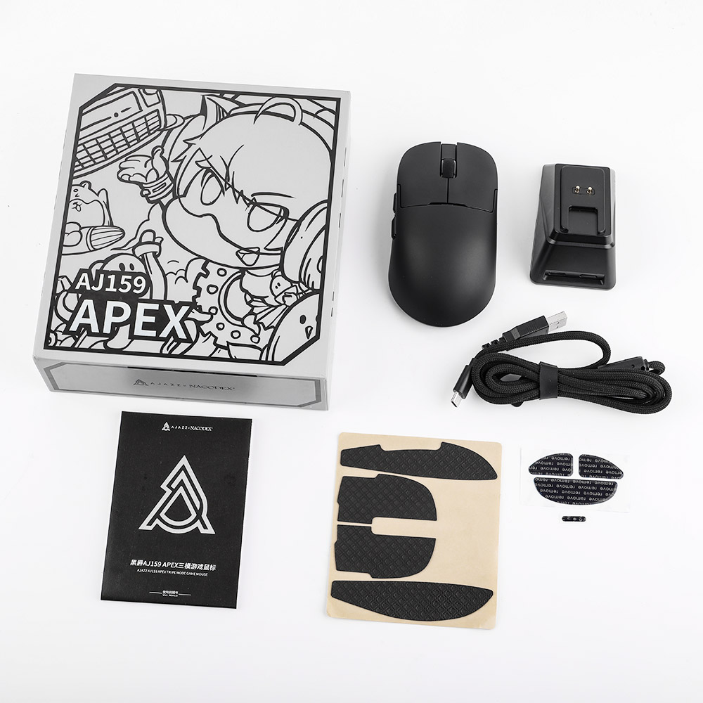 Ratón para juegos inalámbrico Tri-Mode AJAZZ AJ159 APEX
