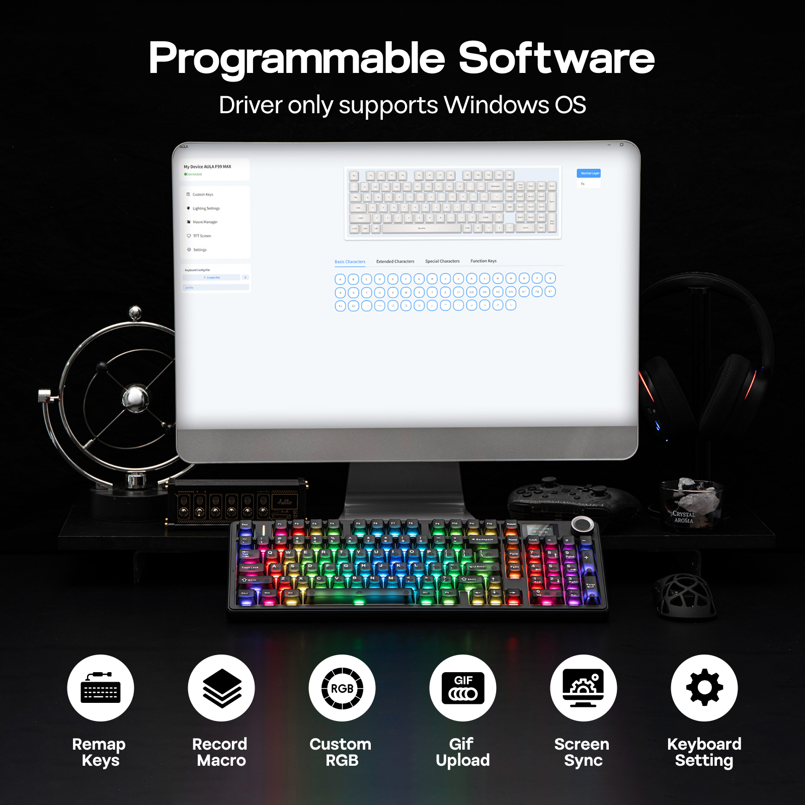 EPOMAKER × AULA F99 MAX 96% ANSI US QWERTY Layout