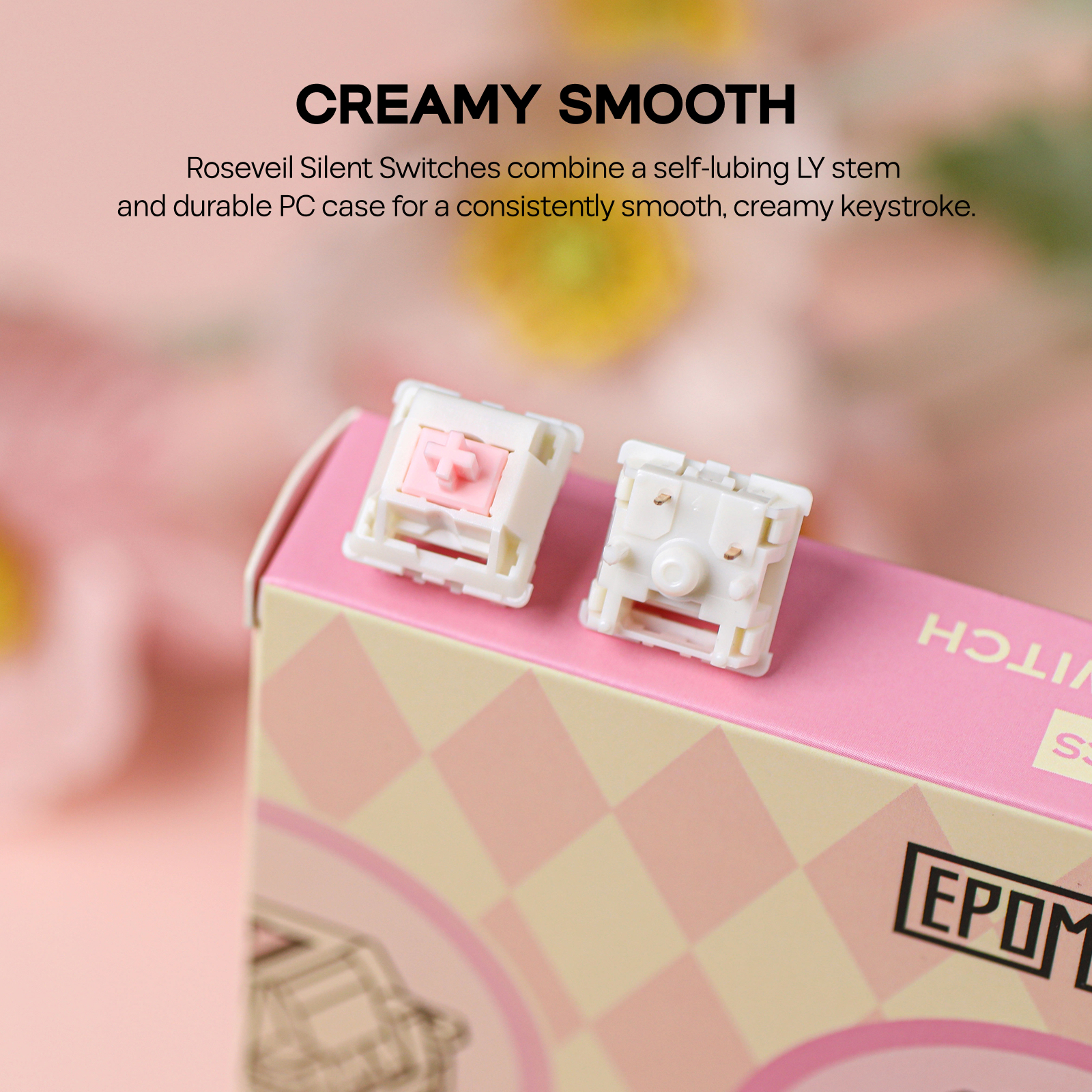 30 Pieces EPOMAKER Roseveil Silent 5-Pin 32gf