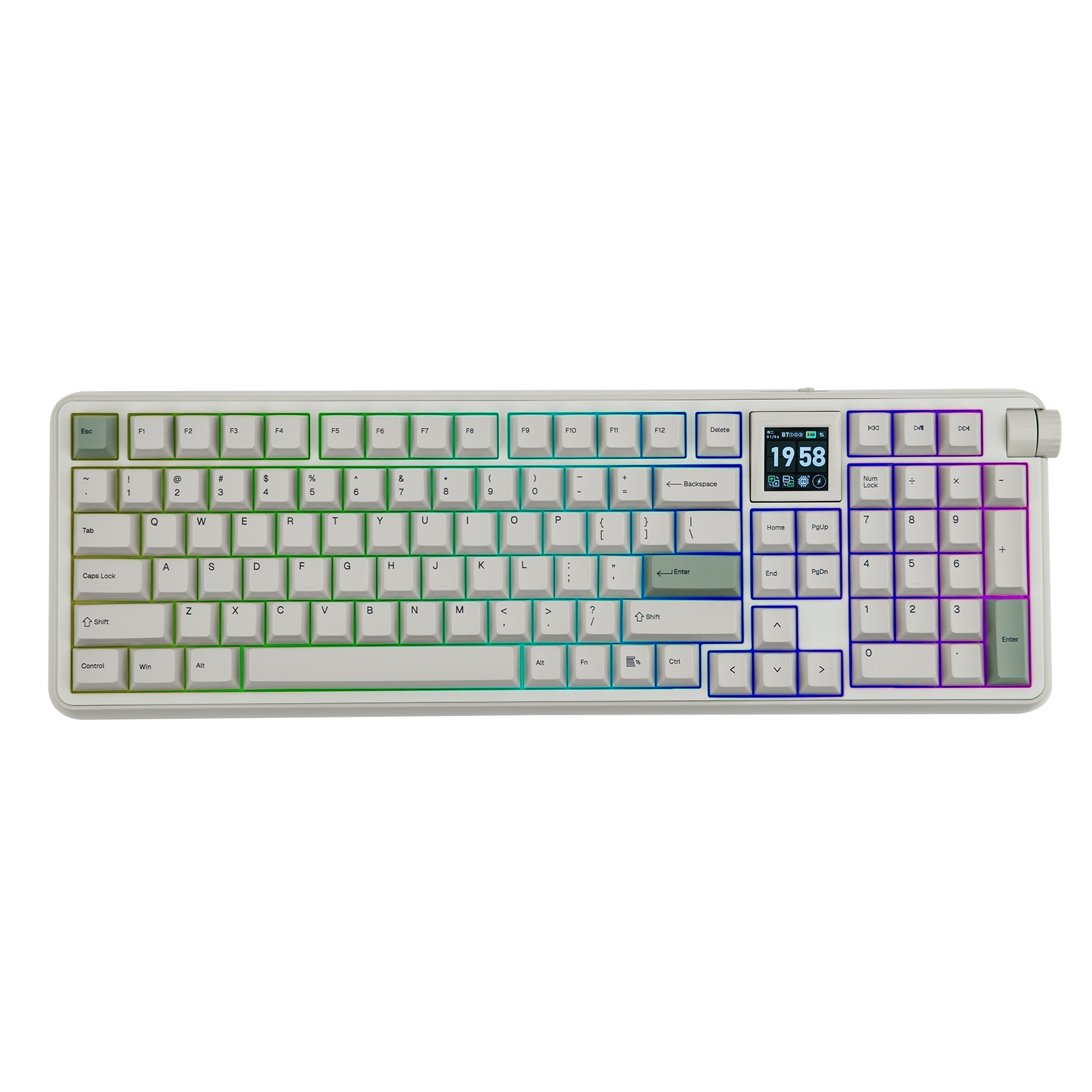 EPOMAKER RT100 PRO 100% plná velikost ANSI US rozvržení
