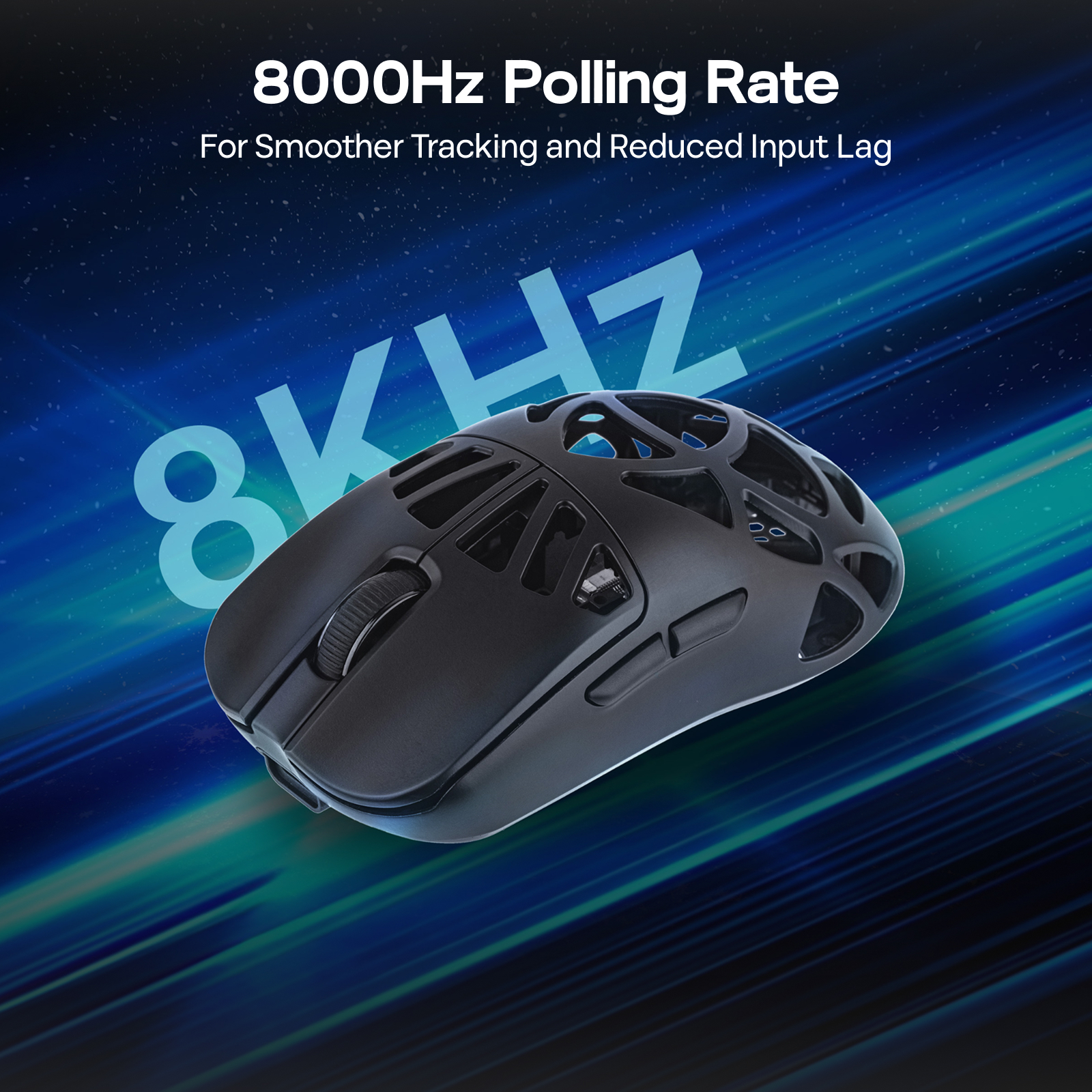 EPOMAKER Carbon X Wired/2.4G/BT Wireless Gaming Mouse