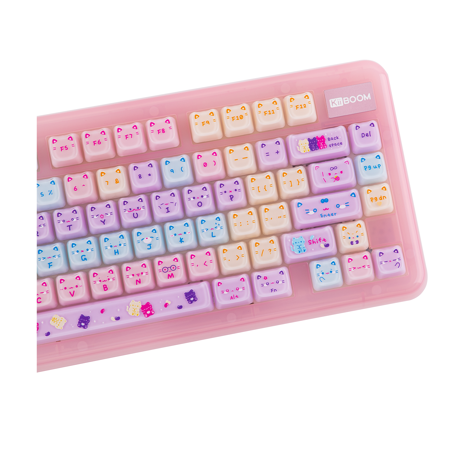 KiiBOOM Meow Pudding V2 Keycap-sæt 128 taster MAO