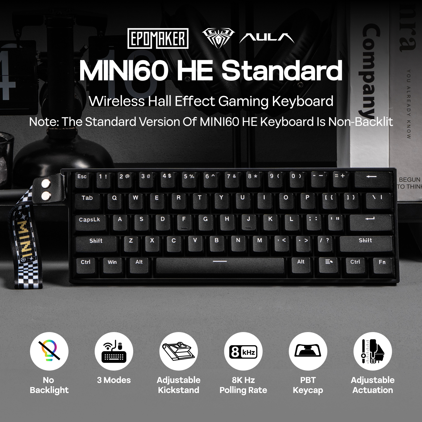 AULA MINI60 HE MAX 60% ANSI USA paigutus