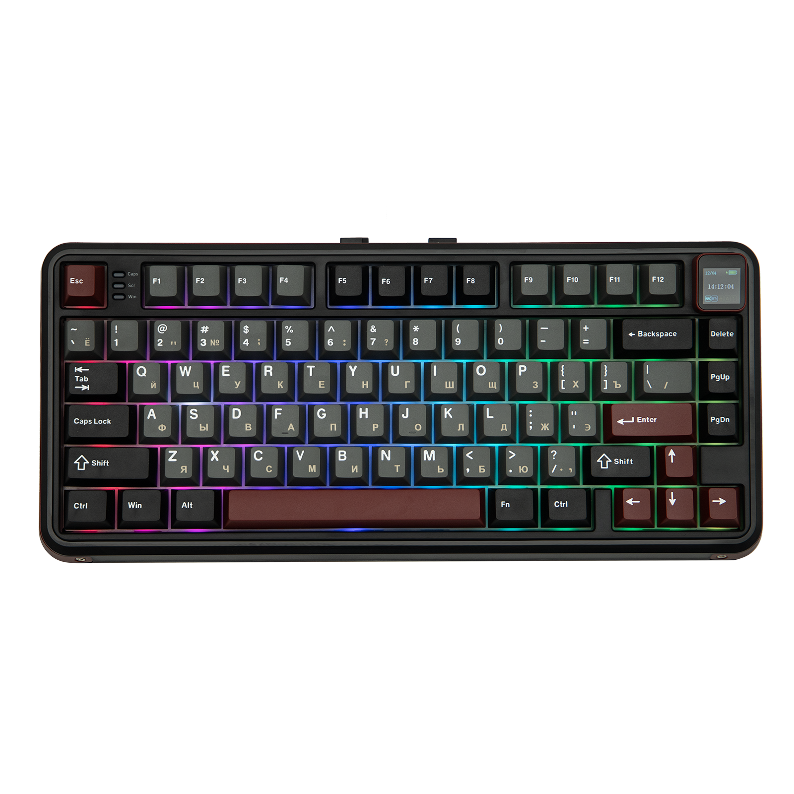 RU Layout MechLands Vibe 75 V2 Russian Version 75