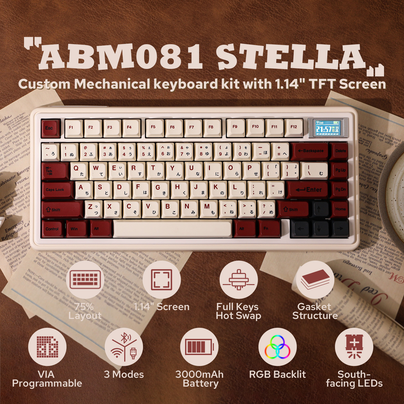 CIDOO ABM081 Stellar 75% VIA Hot-swap