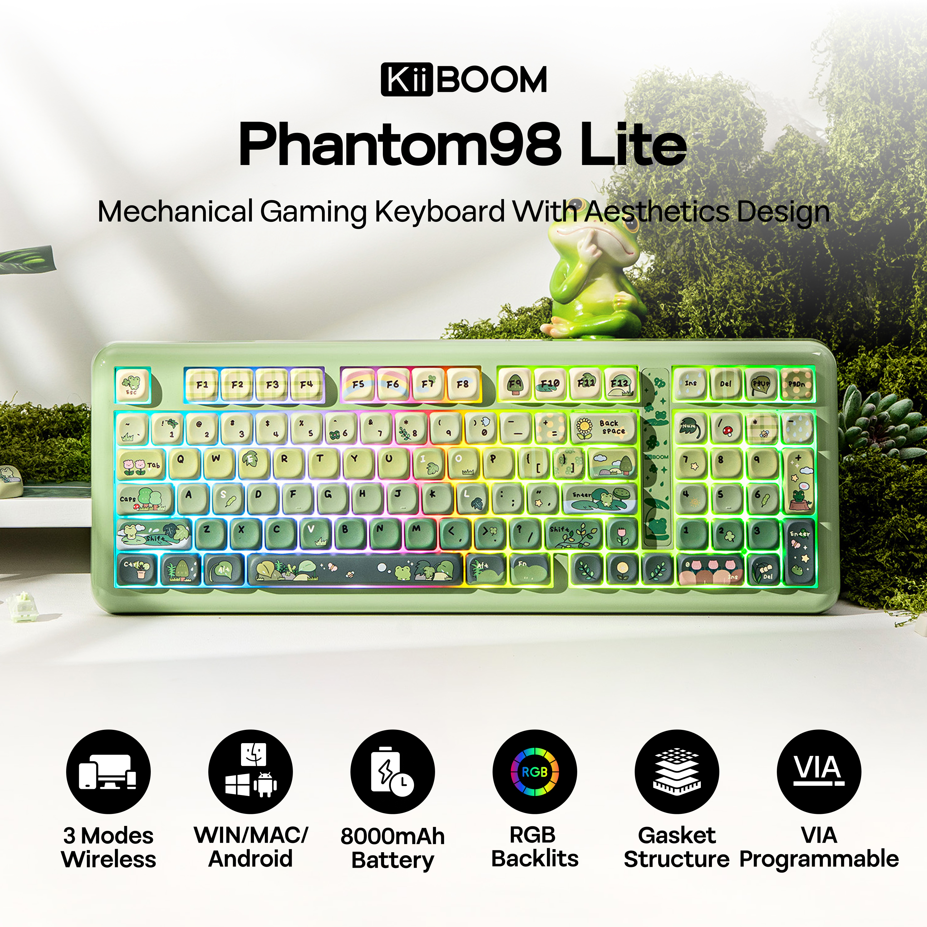 KiiBOOM Phantom98 Lite 96% ANSI US Layout