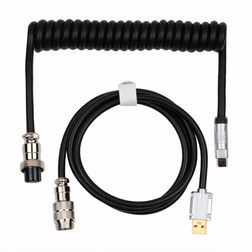 Cable en espiral desmontable EPOMAKER Puff Aviator