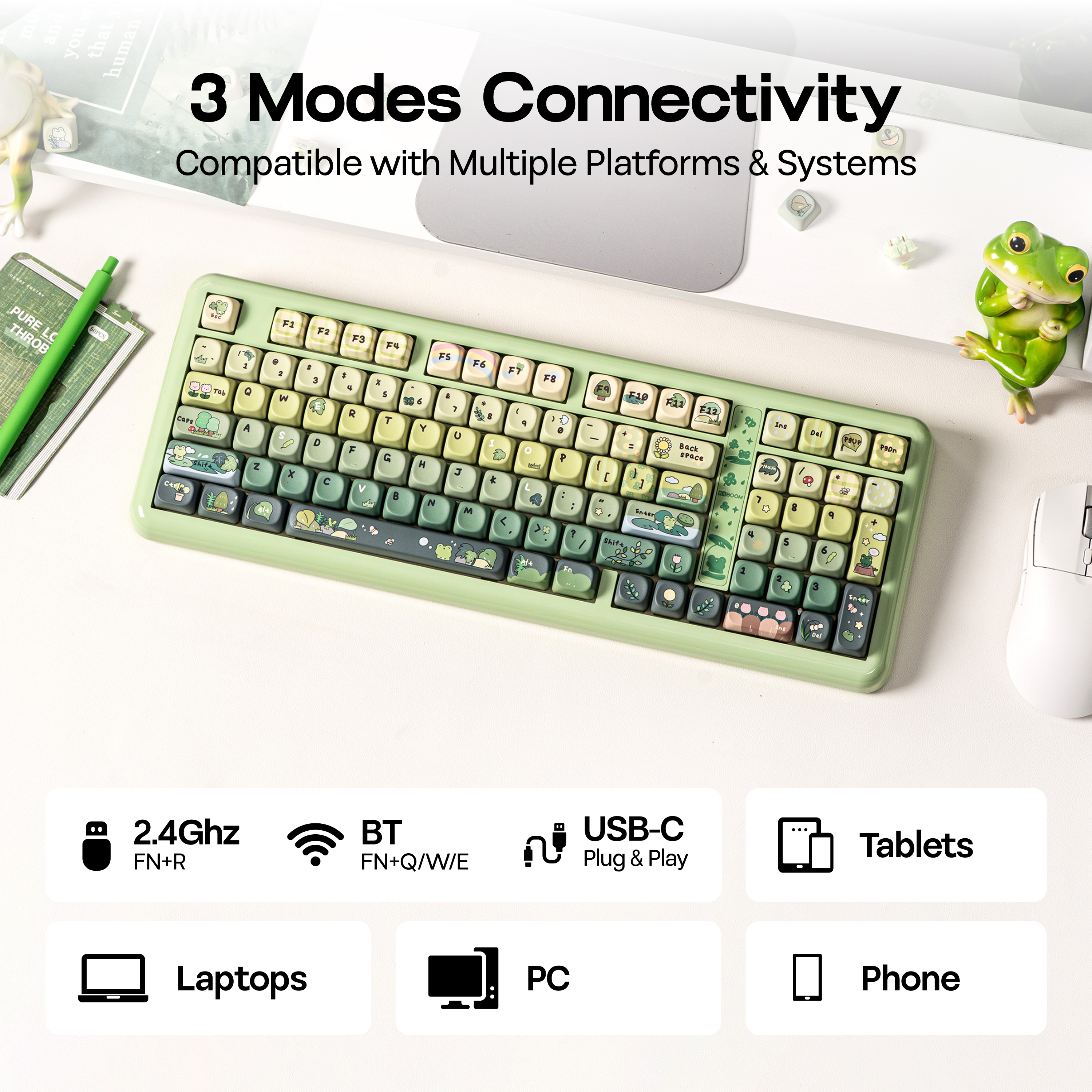 KiiBOOM Phantom98 Lite 96% ANSI US Layout