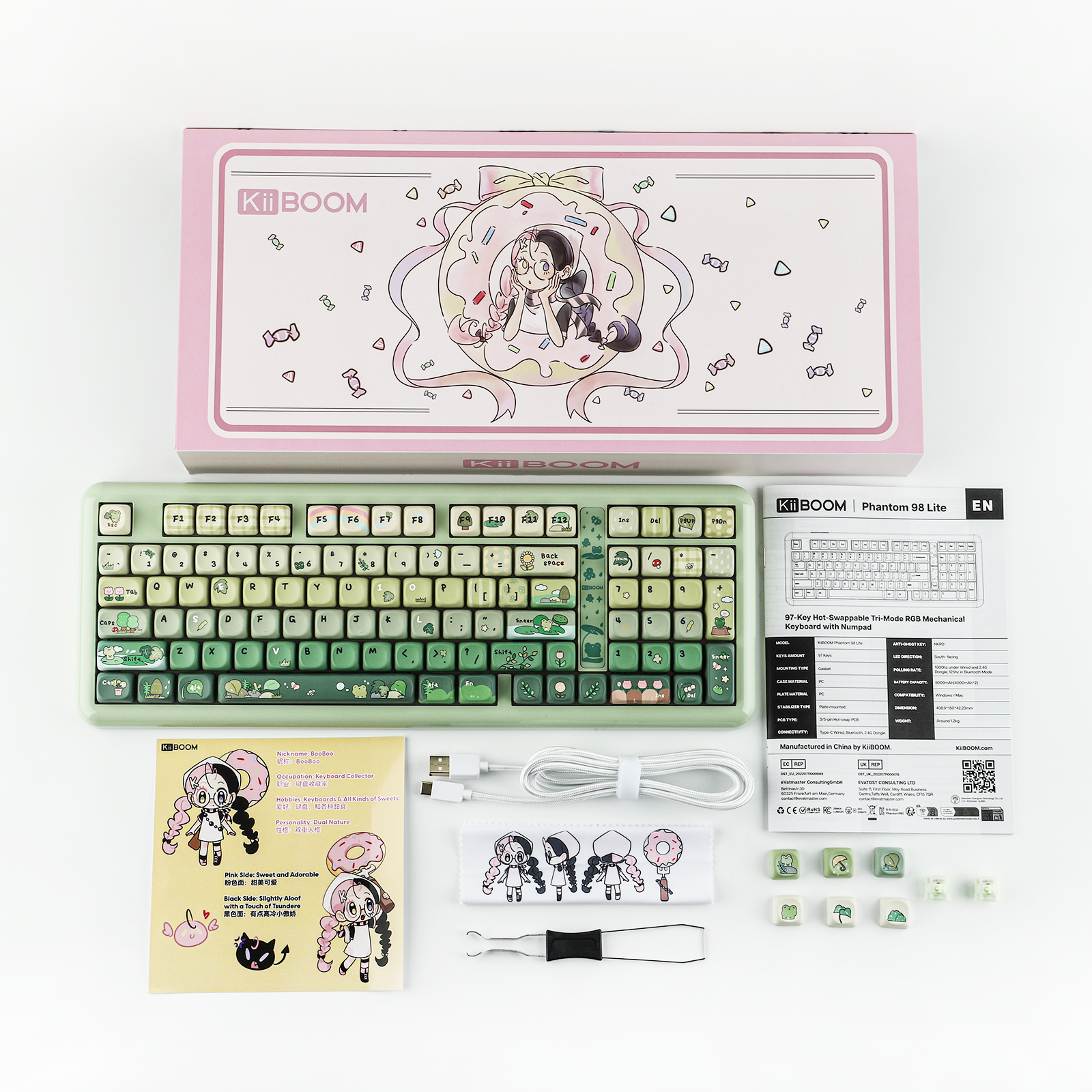 KiiBOOM Phantom98 Lite 96% ANSI US Layout