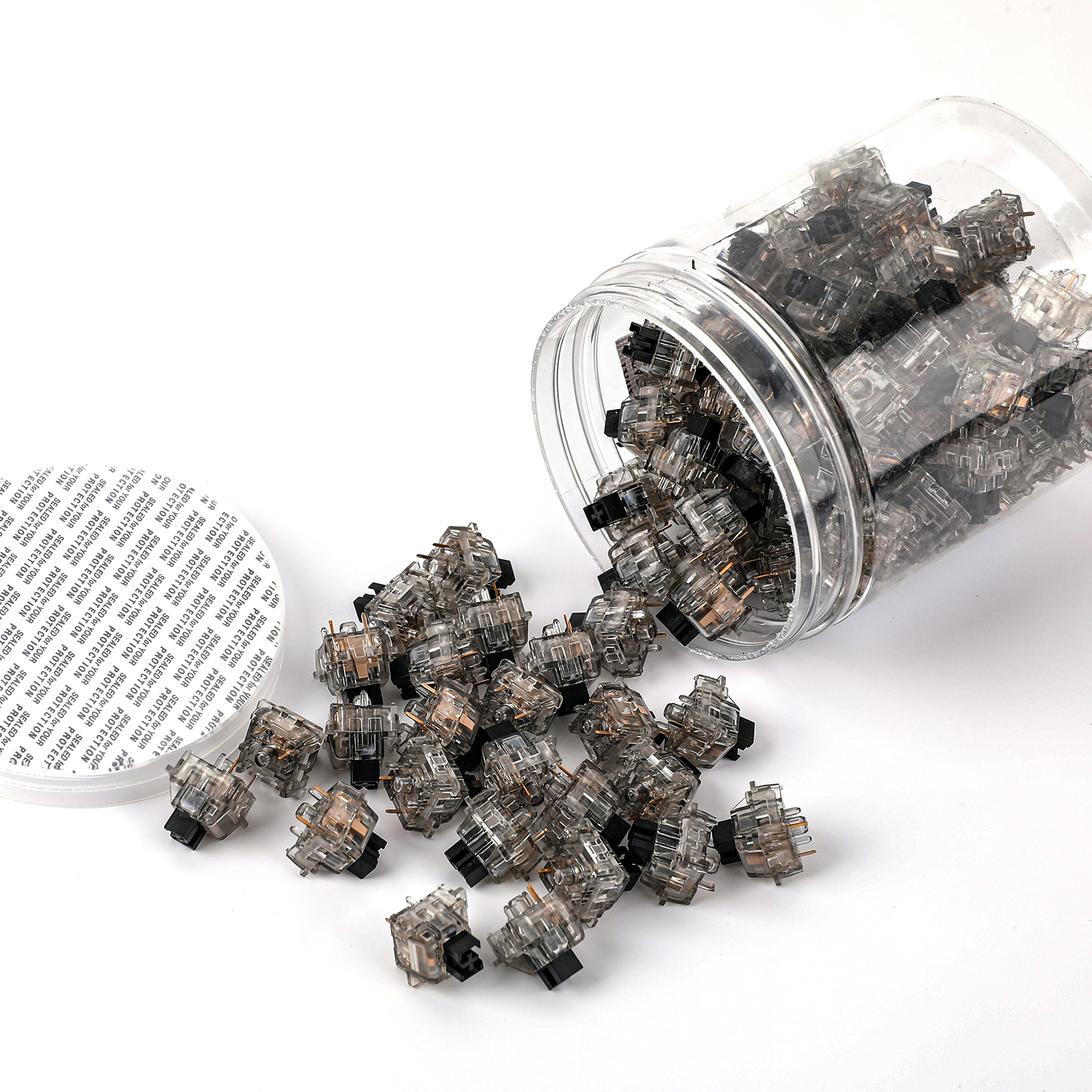 100 pieces EPOMAKER x LEOBOG Ink Crystal 5-Pin 50gf