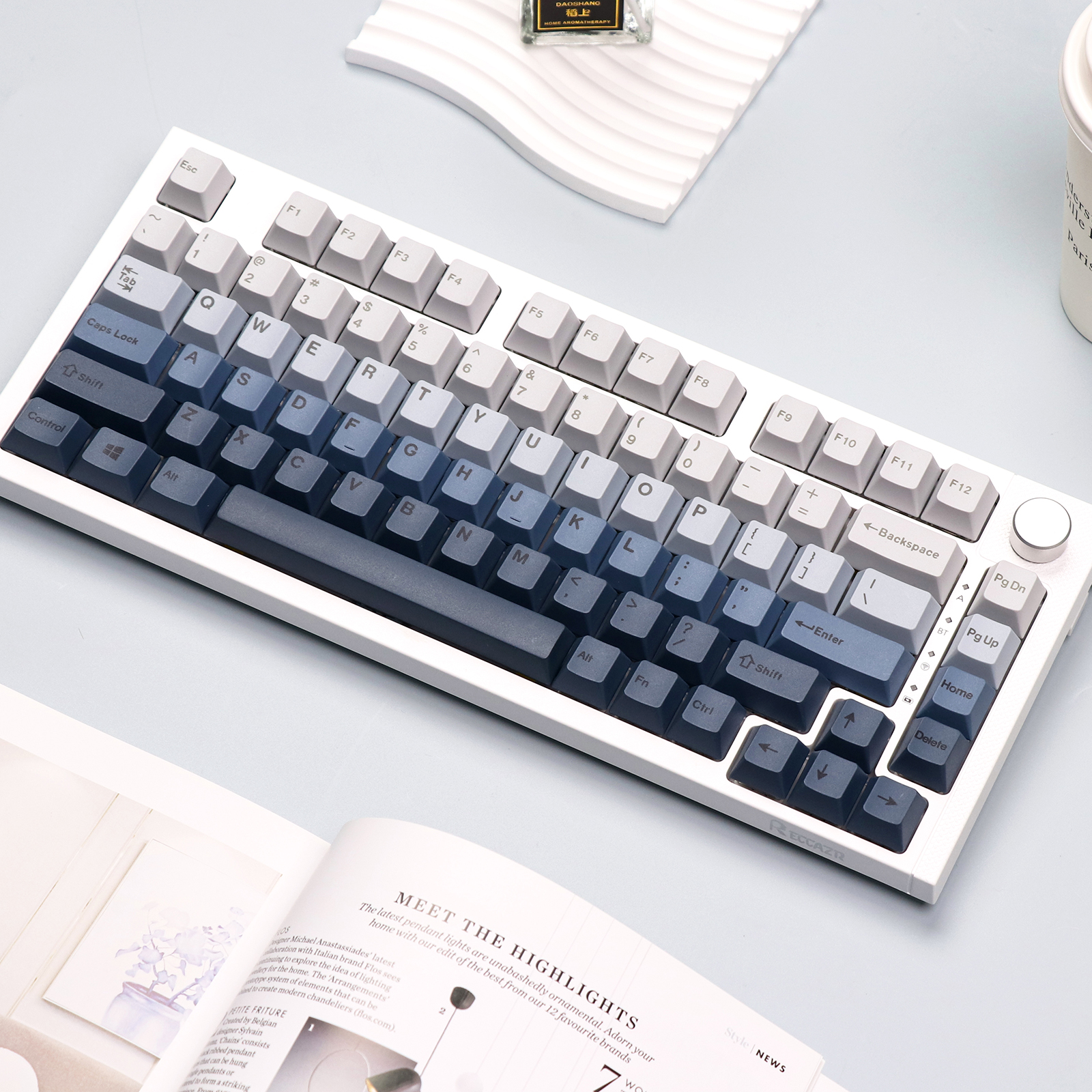 EPOMAKER AquaShift PBT taustiņu vāciņi 149 ķiršu