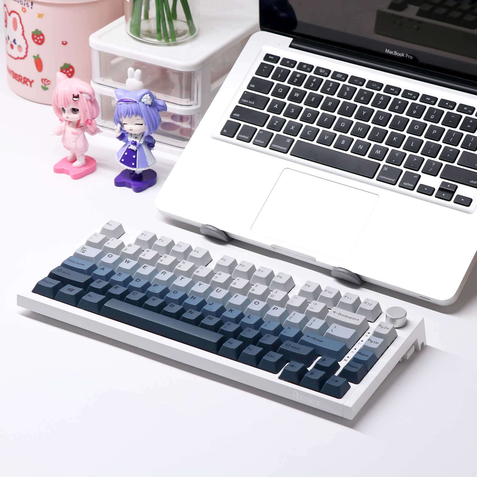 EPOMAKER AquaShift PBT taustiņu vāciņi 149 ķiršu