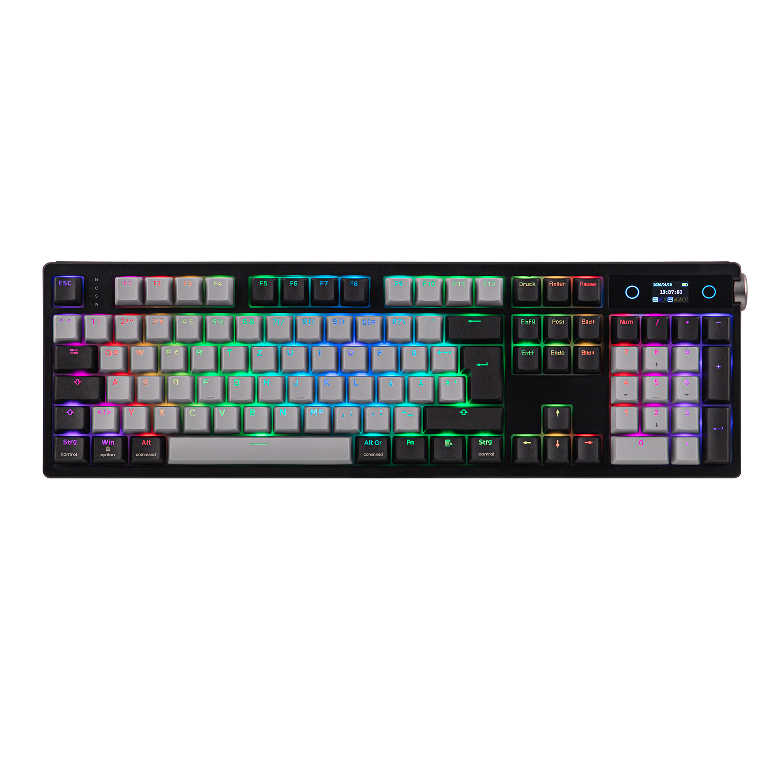 ISO-DE EPOMAKER TH108 PRO Full-Size QWERTZ German