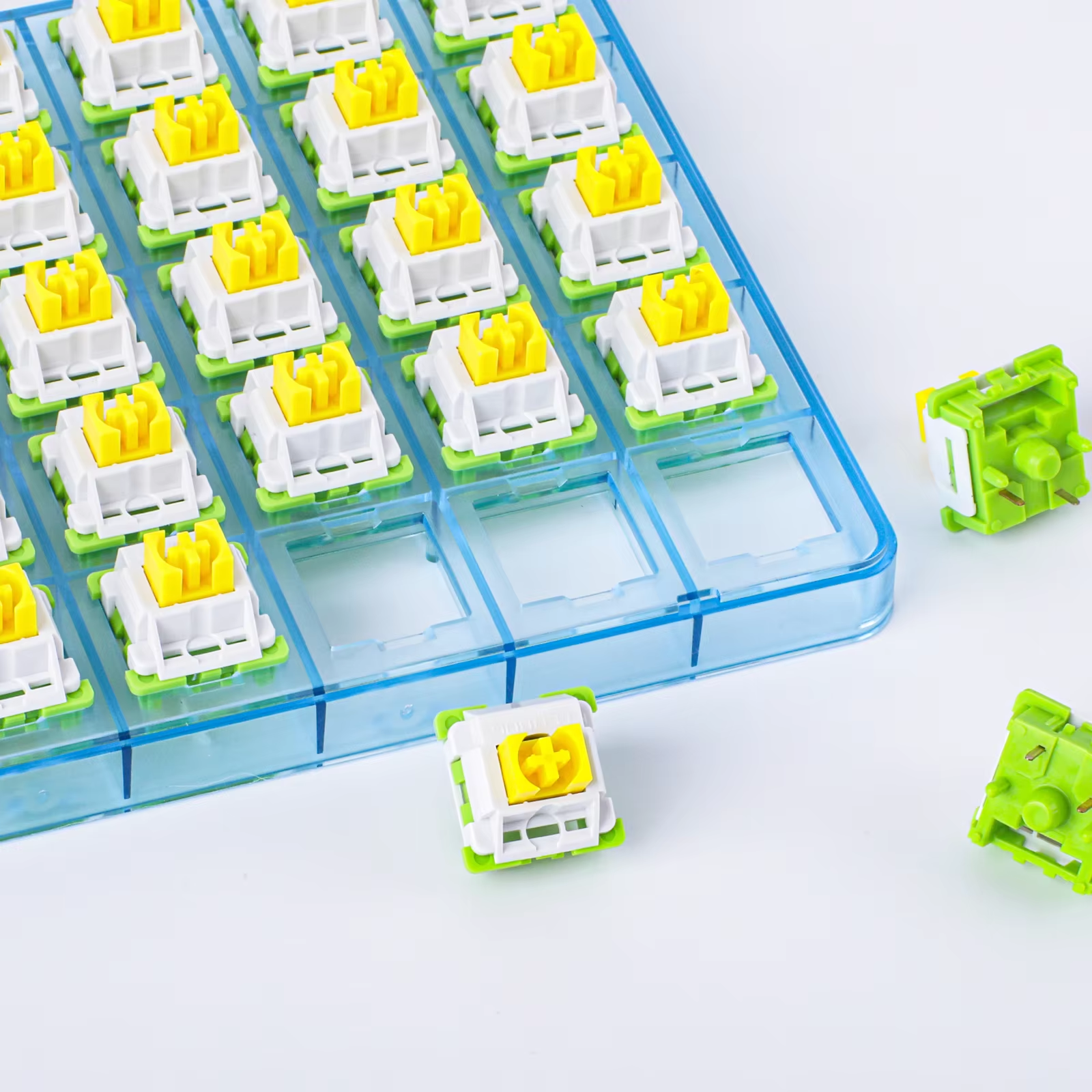 35 kusů EPOMAKER x LEOBOG Chive Linear 5-Pin 46gf