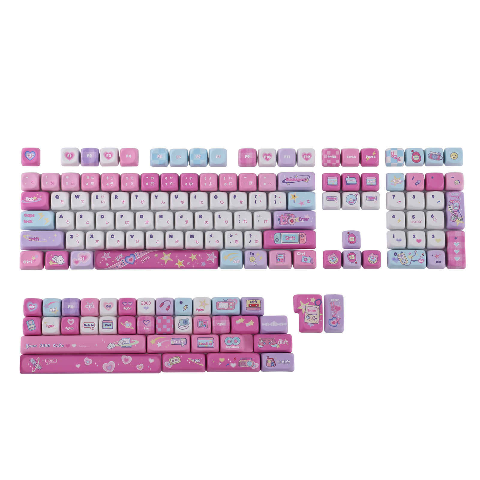 Tastatură KiiBOOM x Elyxirine Digital Dreams: Pastel