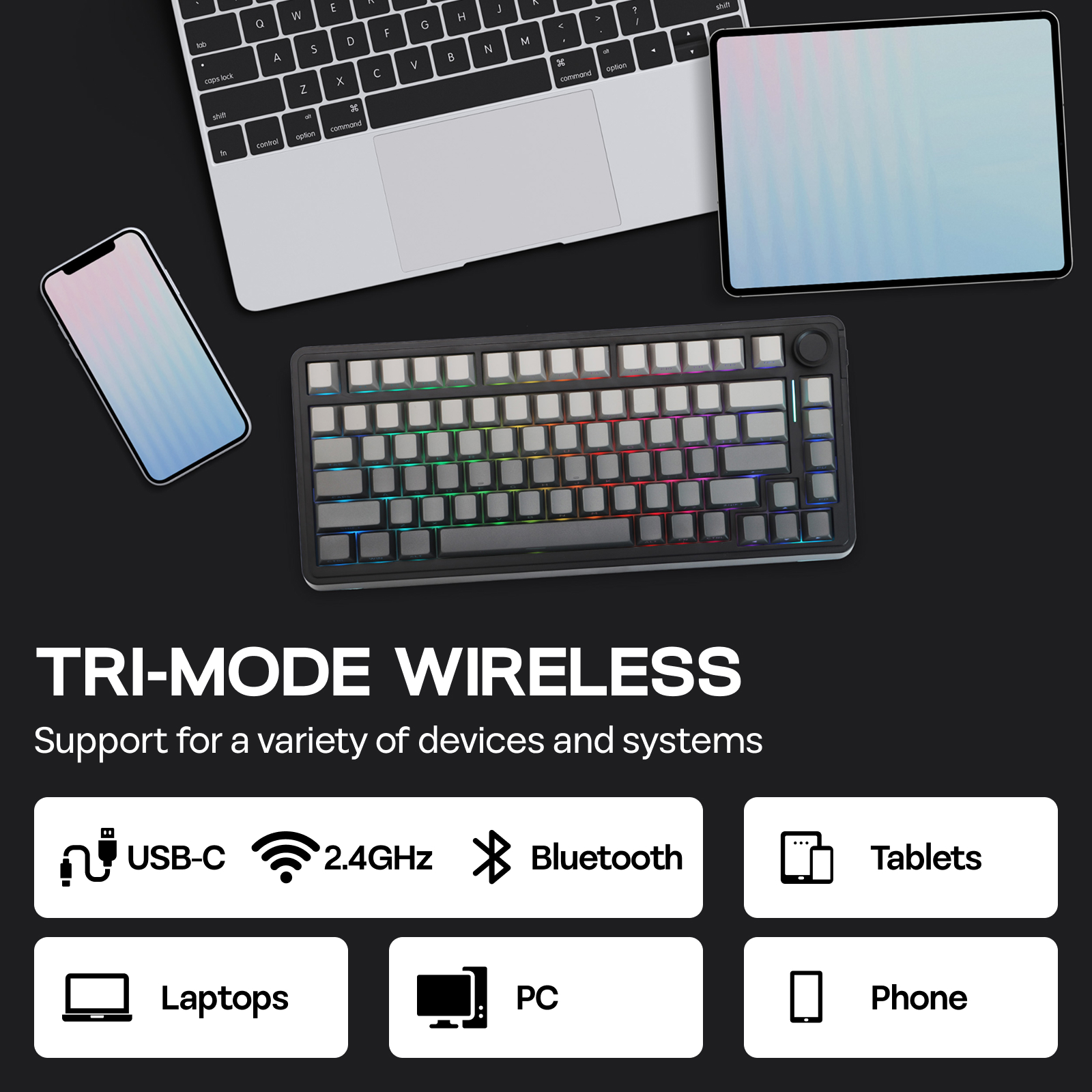 EPOMAKER EA75 75% US QWERTY Layout Hot-Swap