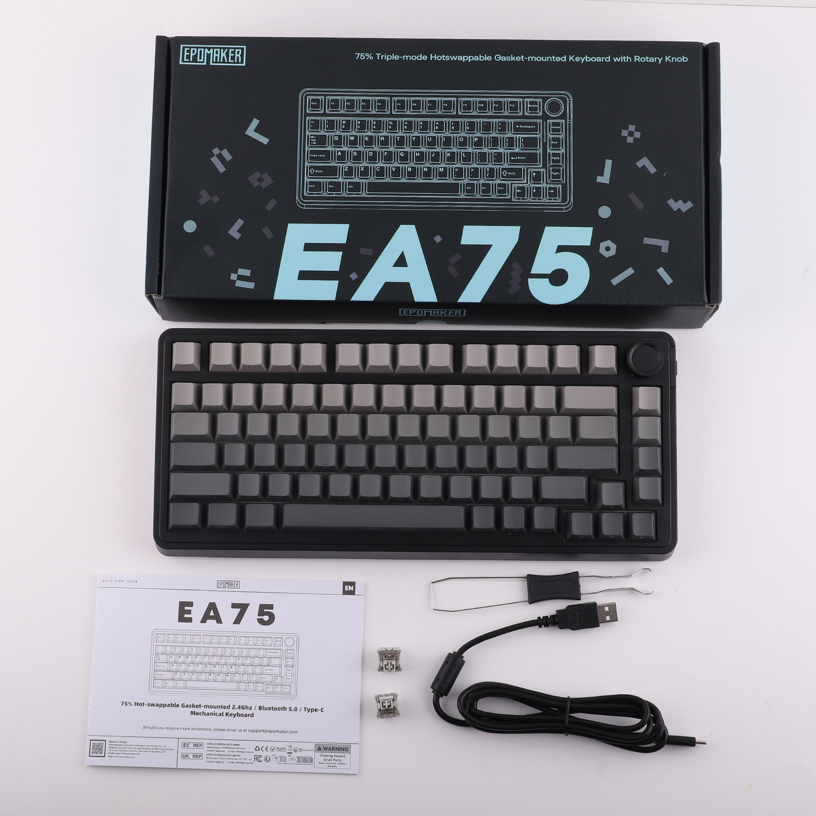 EPOMAKER EA75 75% US QWERTY Layout Hot-Swap