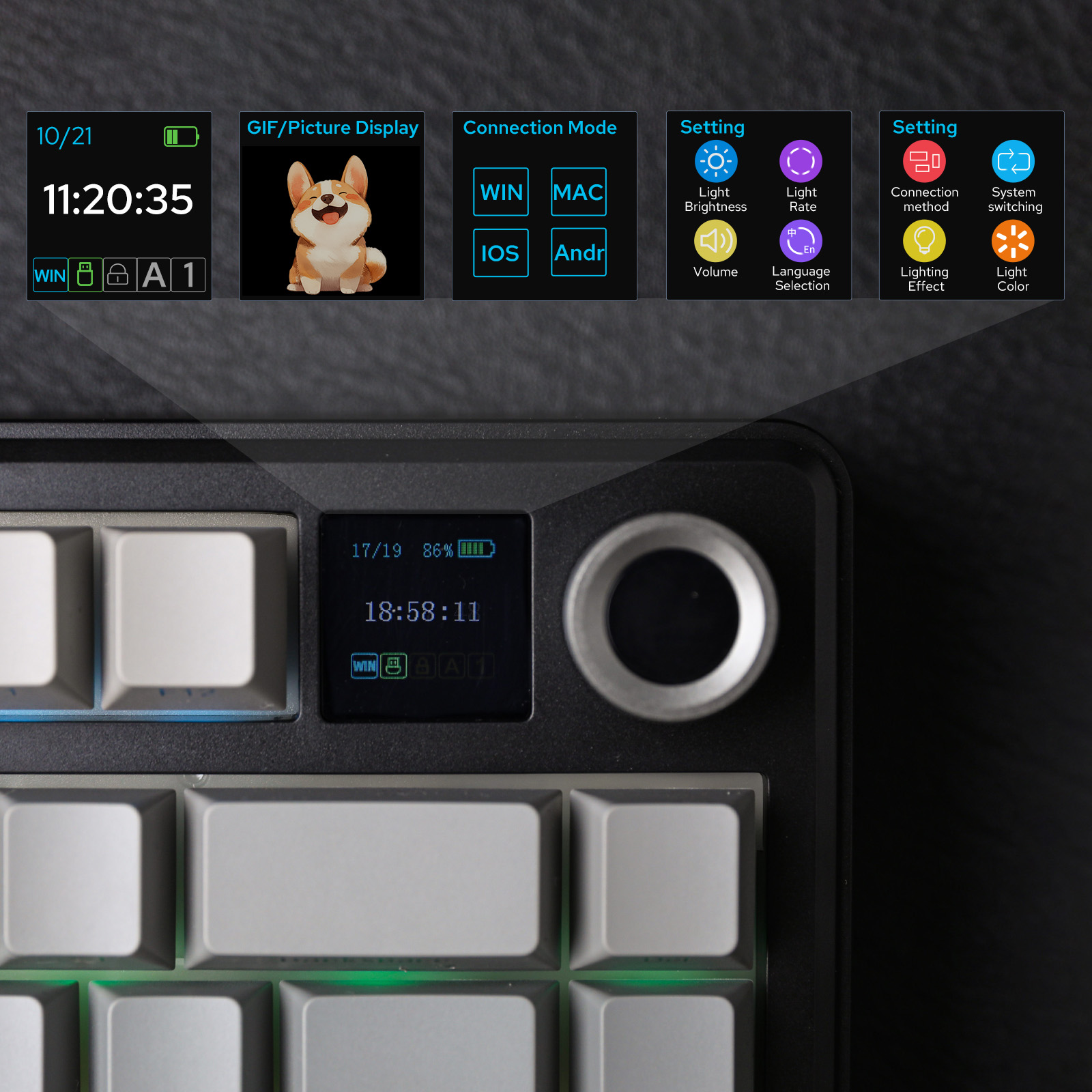EPOMAKER X AULA F75 MAX Compact 75% ANSI Layout