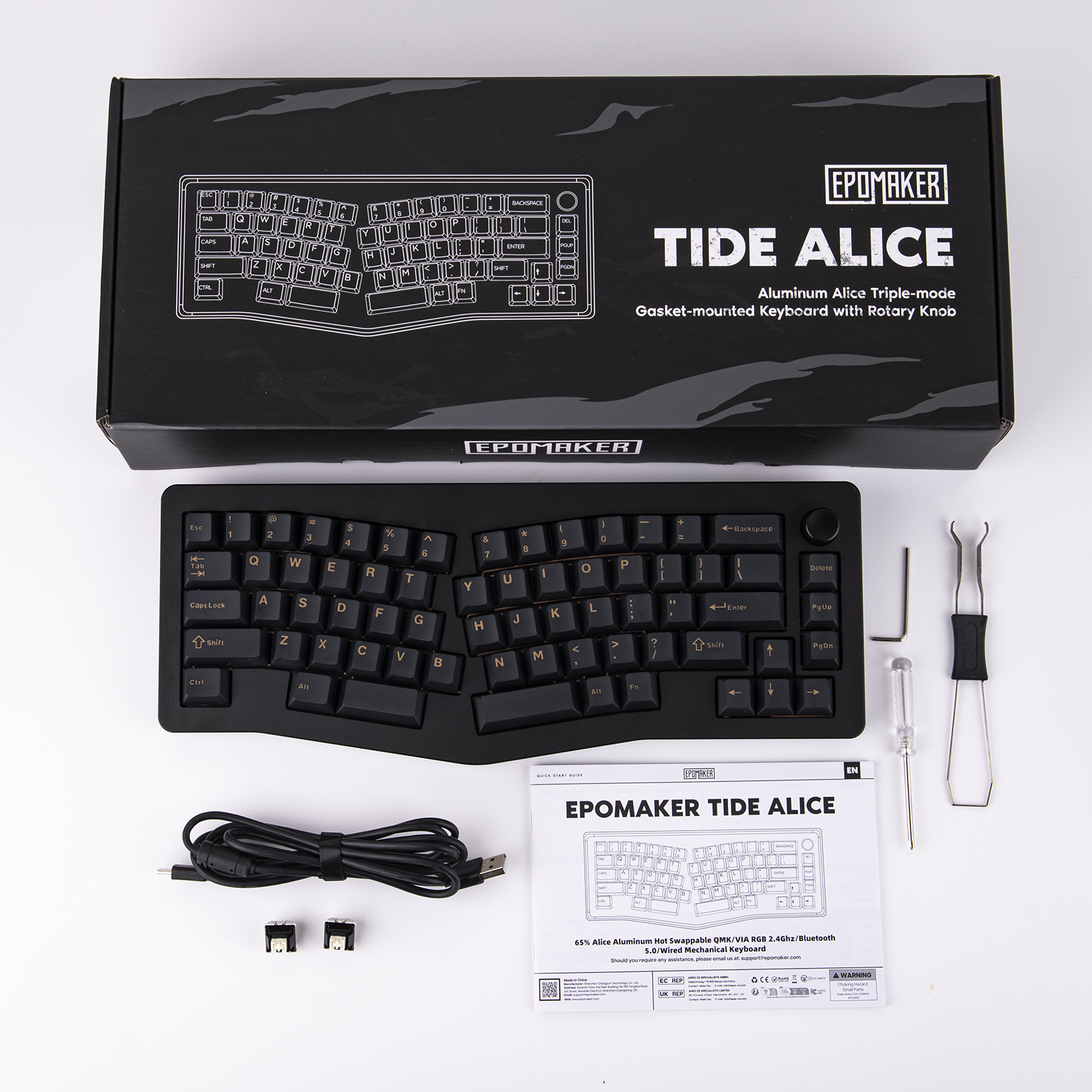 EPOMAKER Tide Alice VIA 65% Layout Hot-Swap