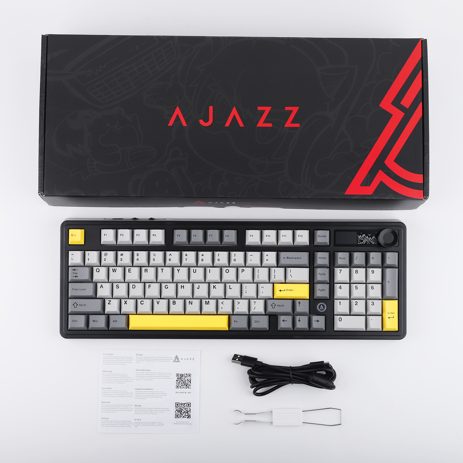 Δομή φλάντζας AJAZZ AK980 V2 98% με εναλλαγή εν ώρα